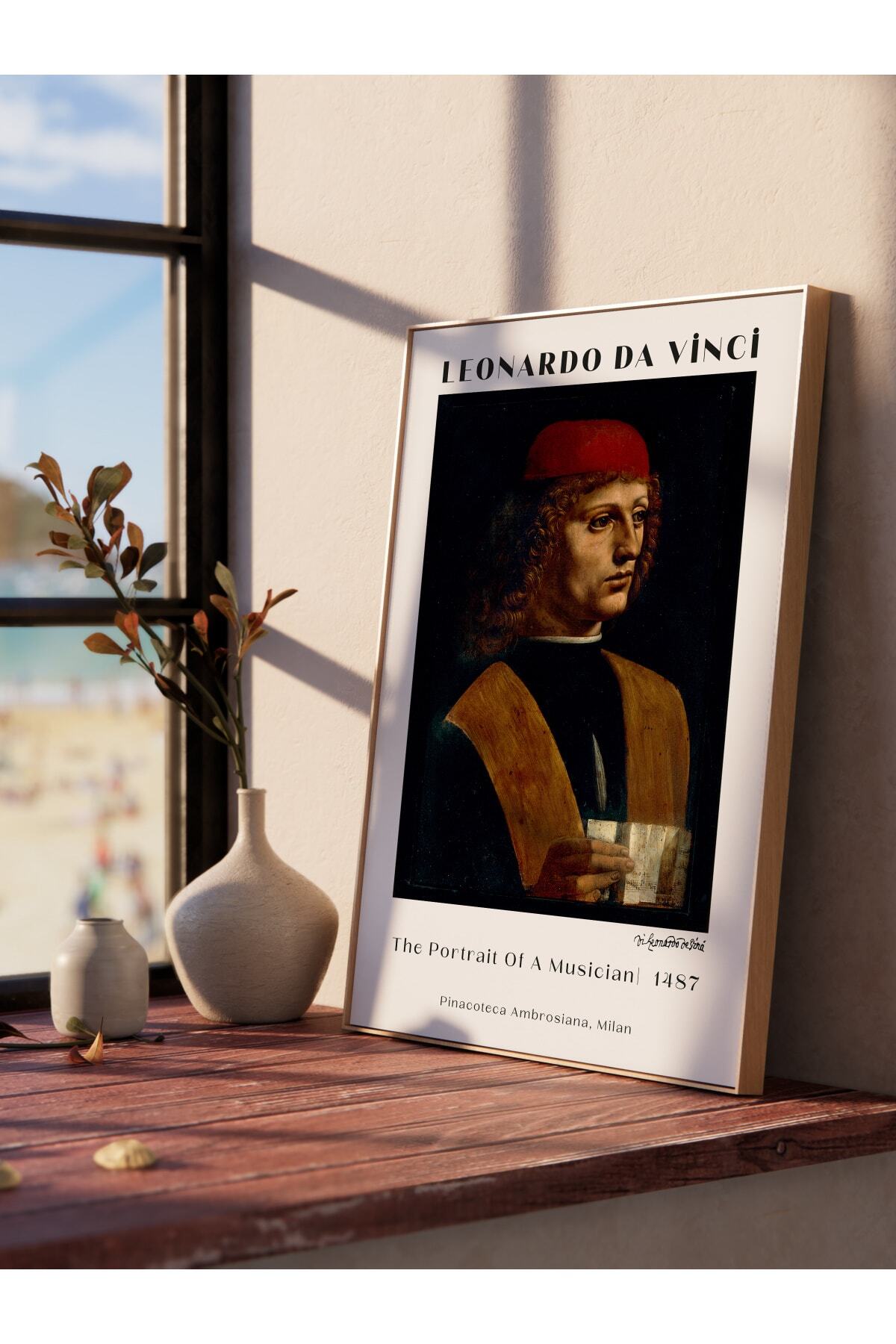 Leonardo Da Vinci Duvar Posteri - Duvar Dekoru - Sanat Serisi Posterleri - Kalın Kağıt - Çerçevesiz