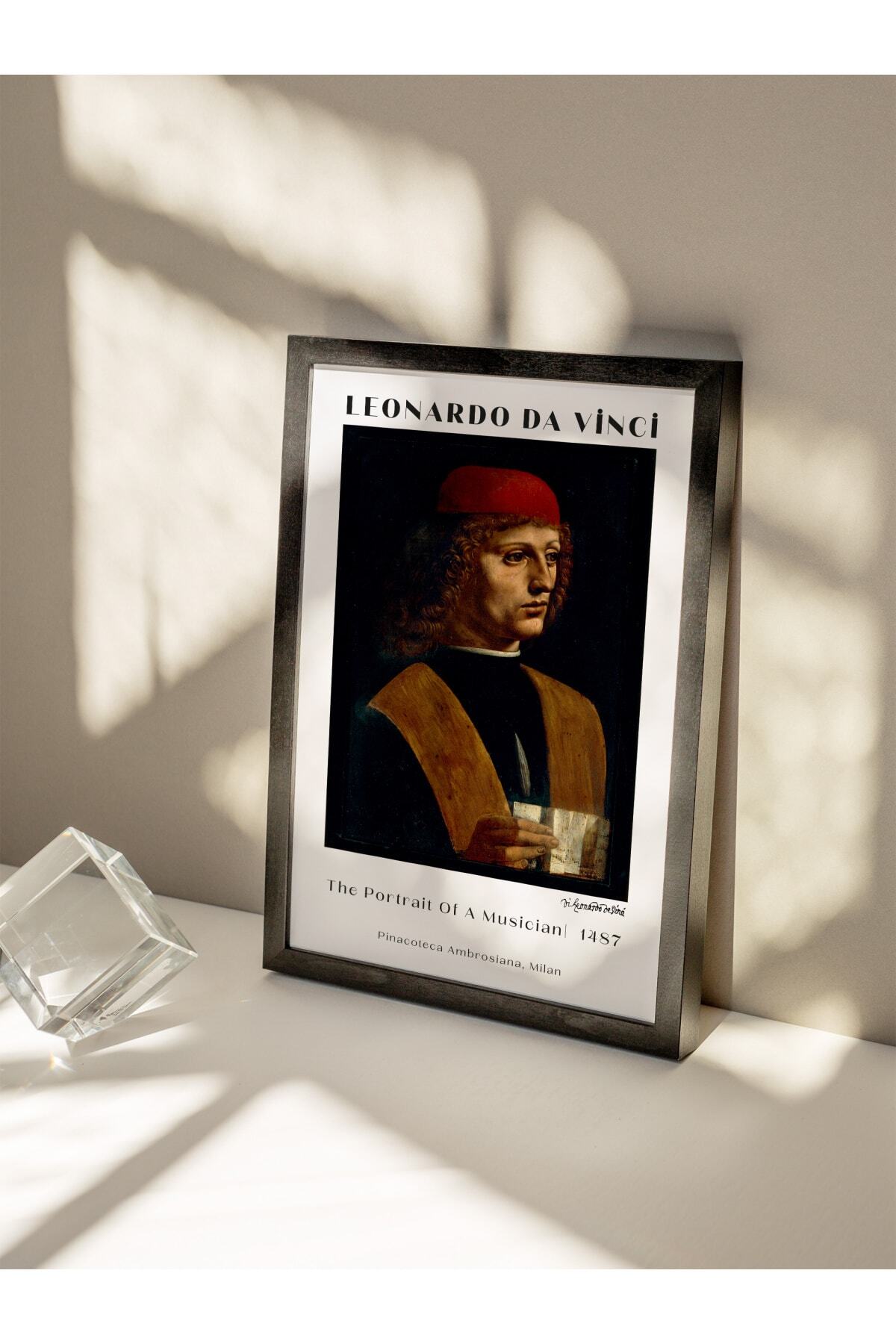 Leonardo Da Vinci Duvar Posteri - Duvar Dekoru - Sanat Serisi Posterleri - Kalın Kağıt - Çerçevesiz