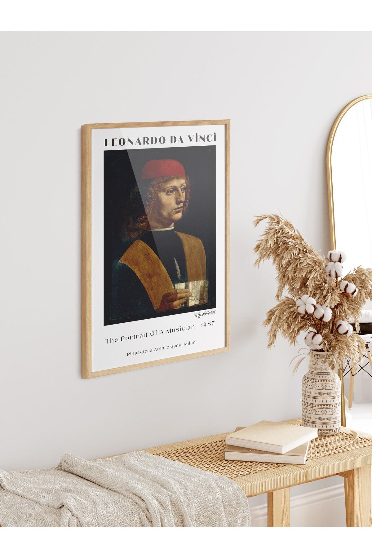 Leonardo Da Vinci Duvar Posteri - Duvar Dekoru - Sanat Serisi Posterleri - Kalın Kağıt - Çerçevesiz