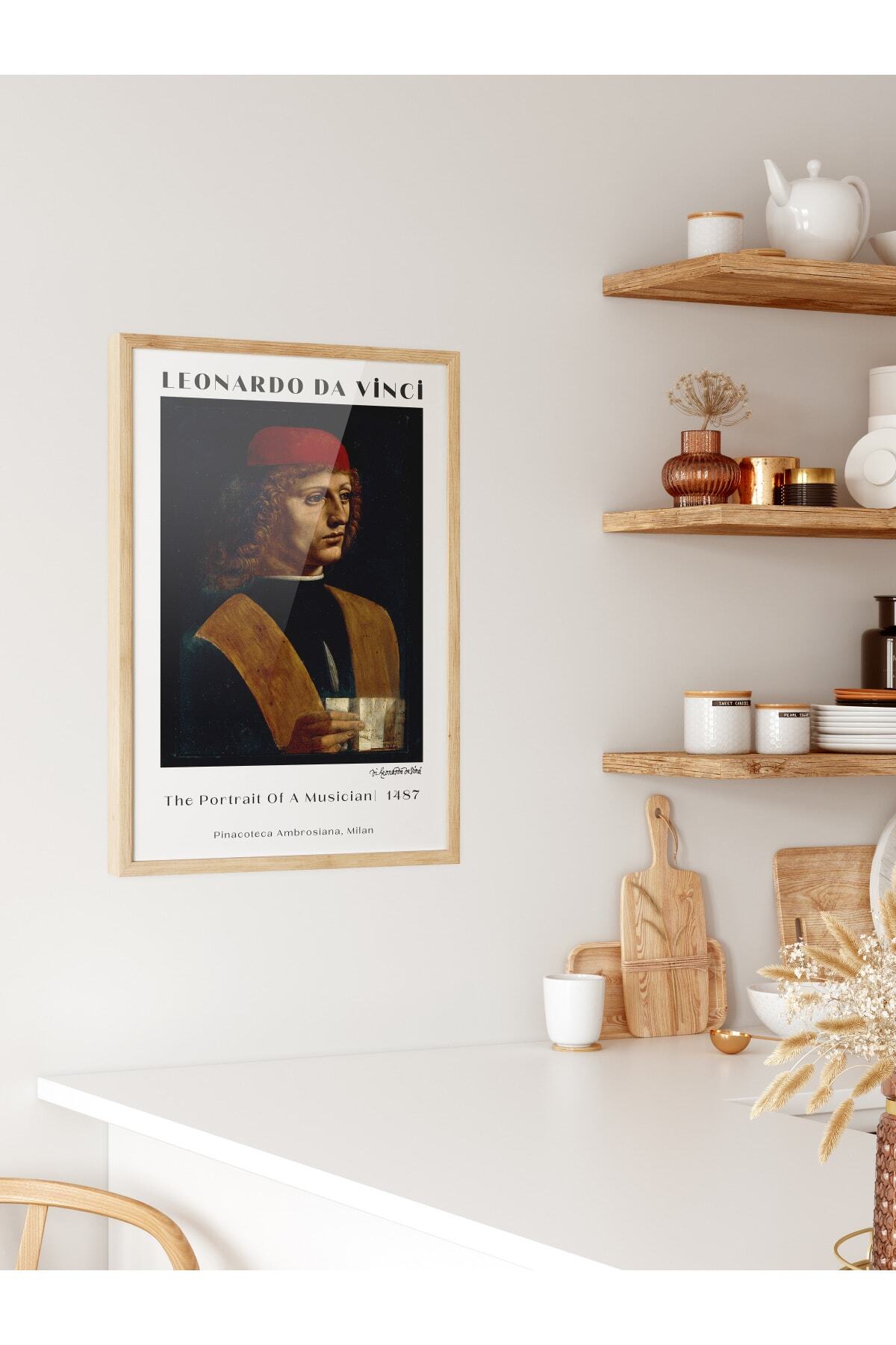 Leonardo Da Vinci Duvar Posteri - Duvar Dekoru - Sanat Serisi Posterleri - Kalın Kağıt - Çerçevesiz