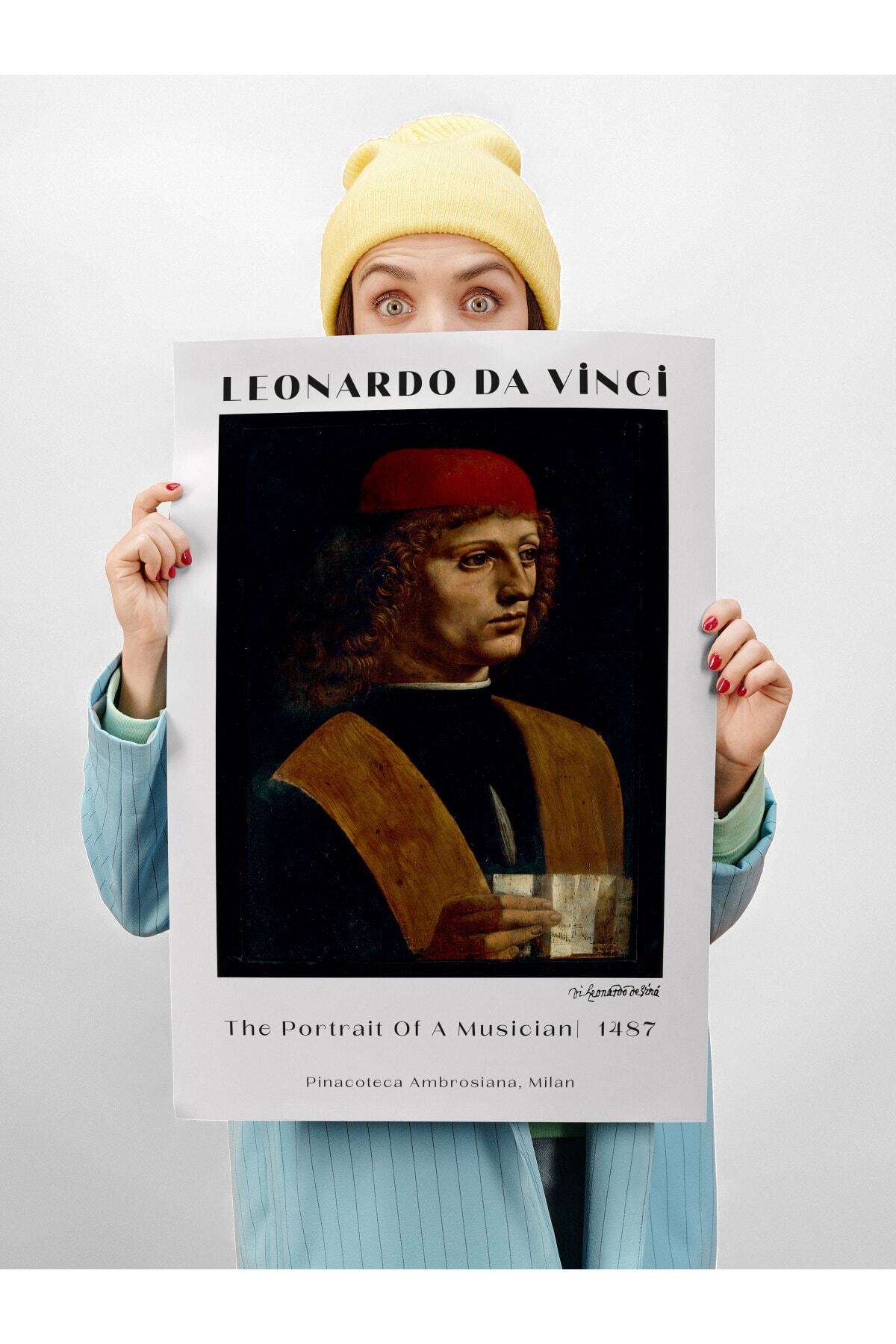 Leonardo Da Vinci Duvar Posteri - Duvar Dekoru - Sanat Serisi Posterleri - Kalın Kağıt - Çerçevesiz