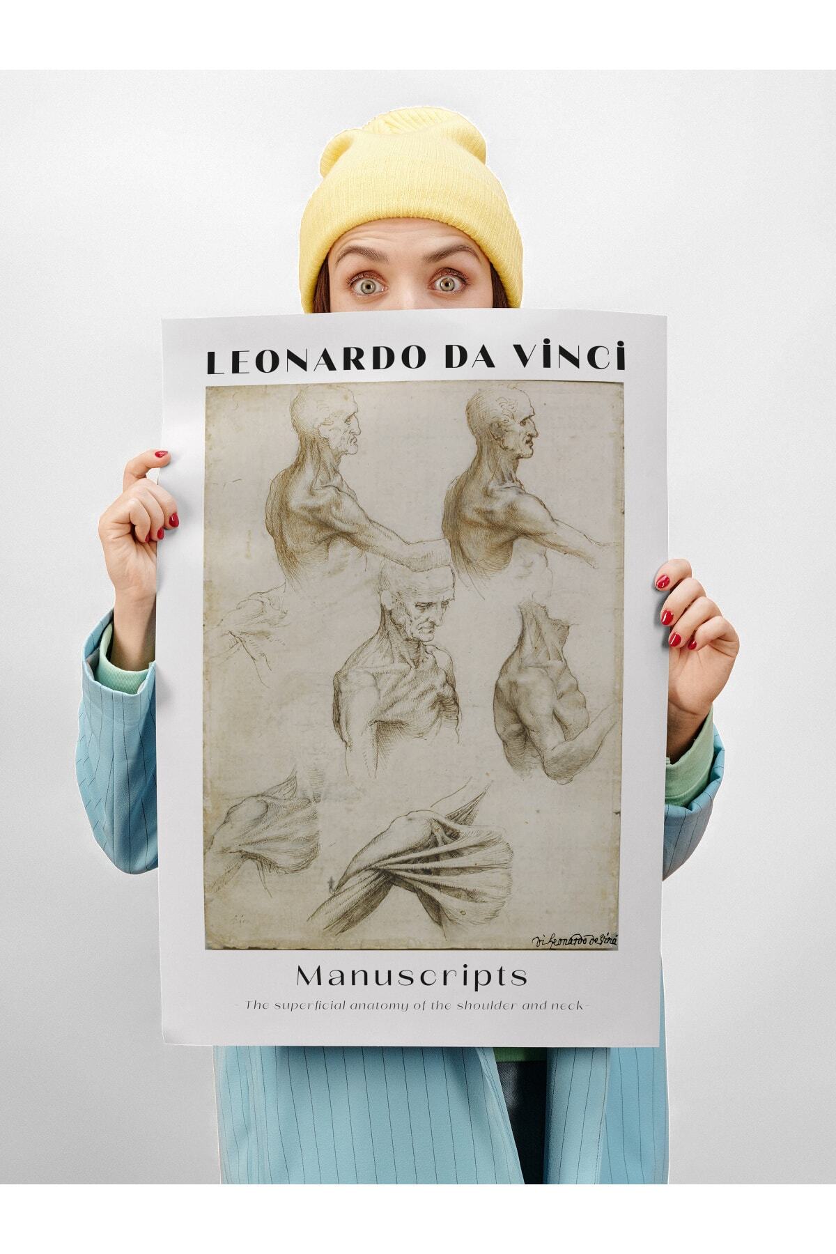 Leonardo Da Vinci Duvar Posteri - Duvar Dekoru - Sanat Serisi Posterleri - Kalın Kağıt - Çerçevesiz