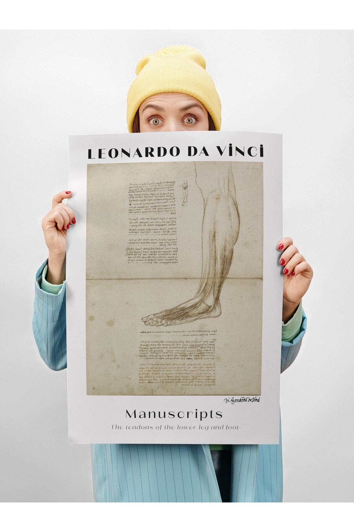 Leonardo Da Vinci Duvar Posteri - Duvar Dekoru - Sanat Serisi Posterleri - Kalın Kağıt - Çerçevesiz