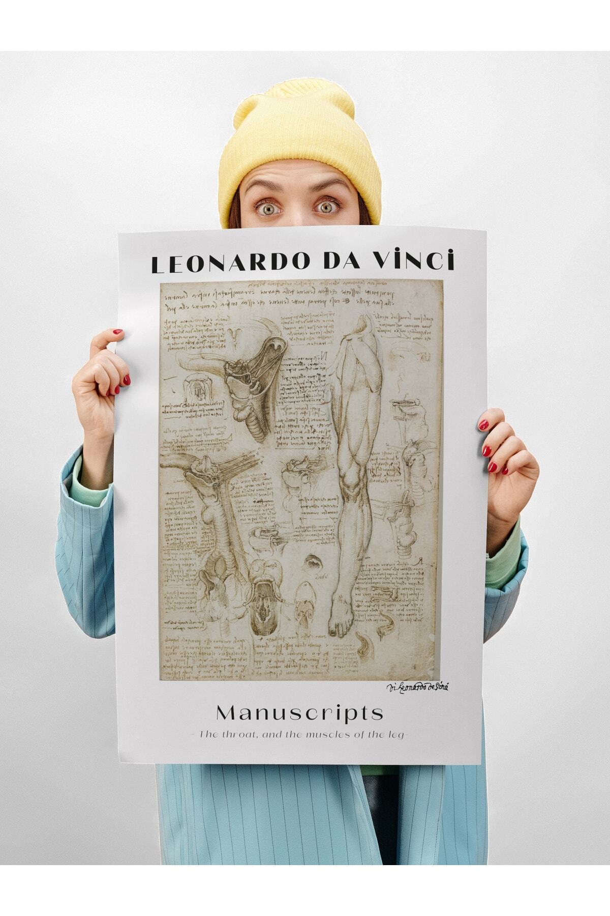 Leonardo Da Vinci Duvar Posteri - Duvar Dekoru - Sanat Serisi Posterleri - Kalın Kağıt - Çerçevesiz