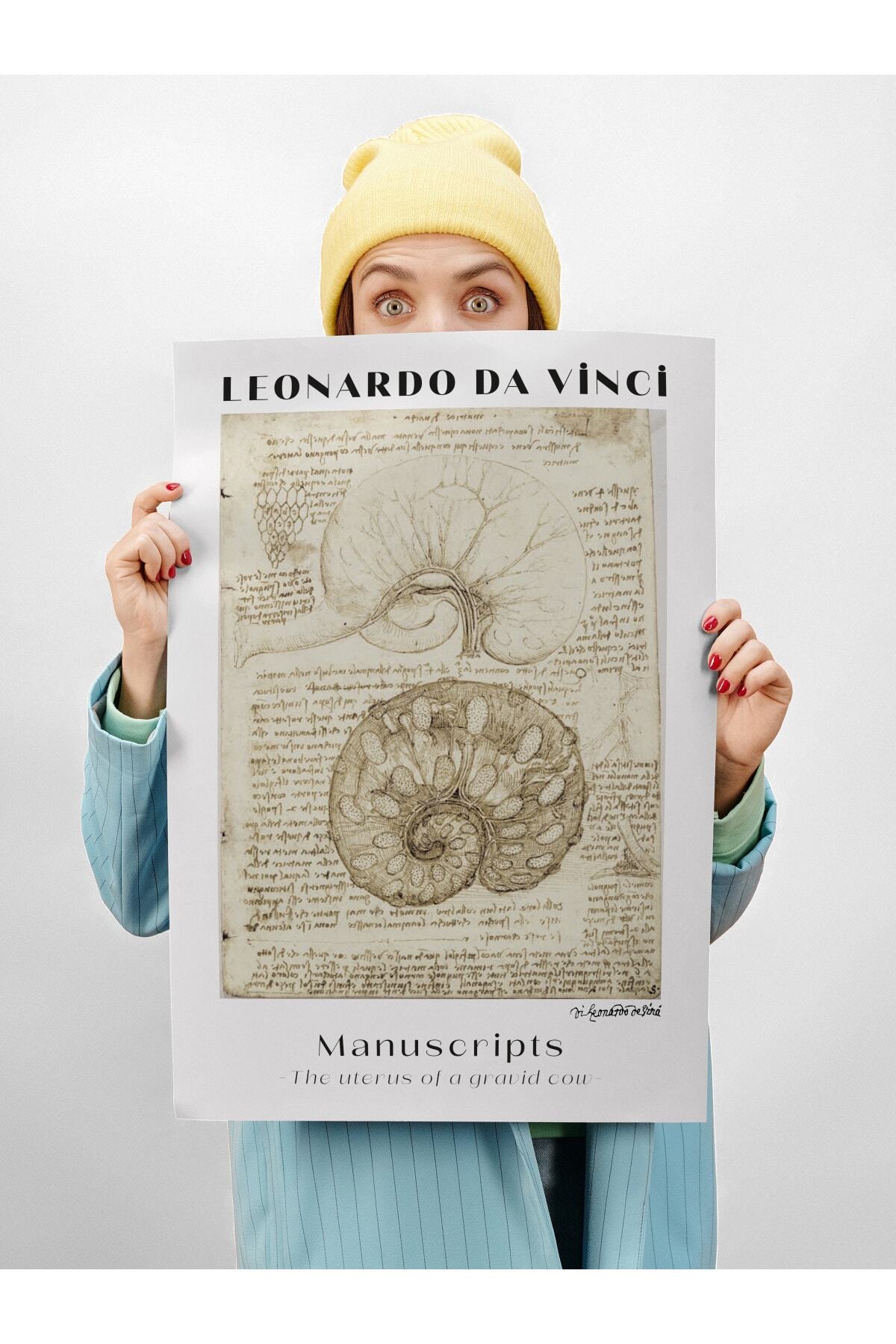 Leonardo Da Vinci Duvar Posteri - Duvar Dekoru - Sanat Serisi Posterleri - Kalın Kağıt - Çerçevesiz