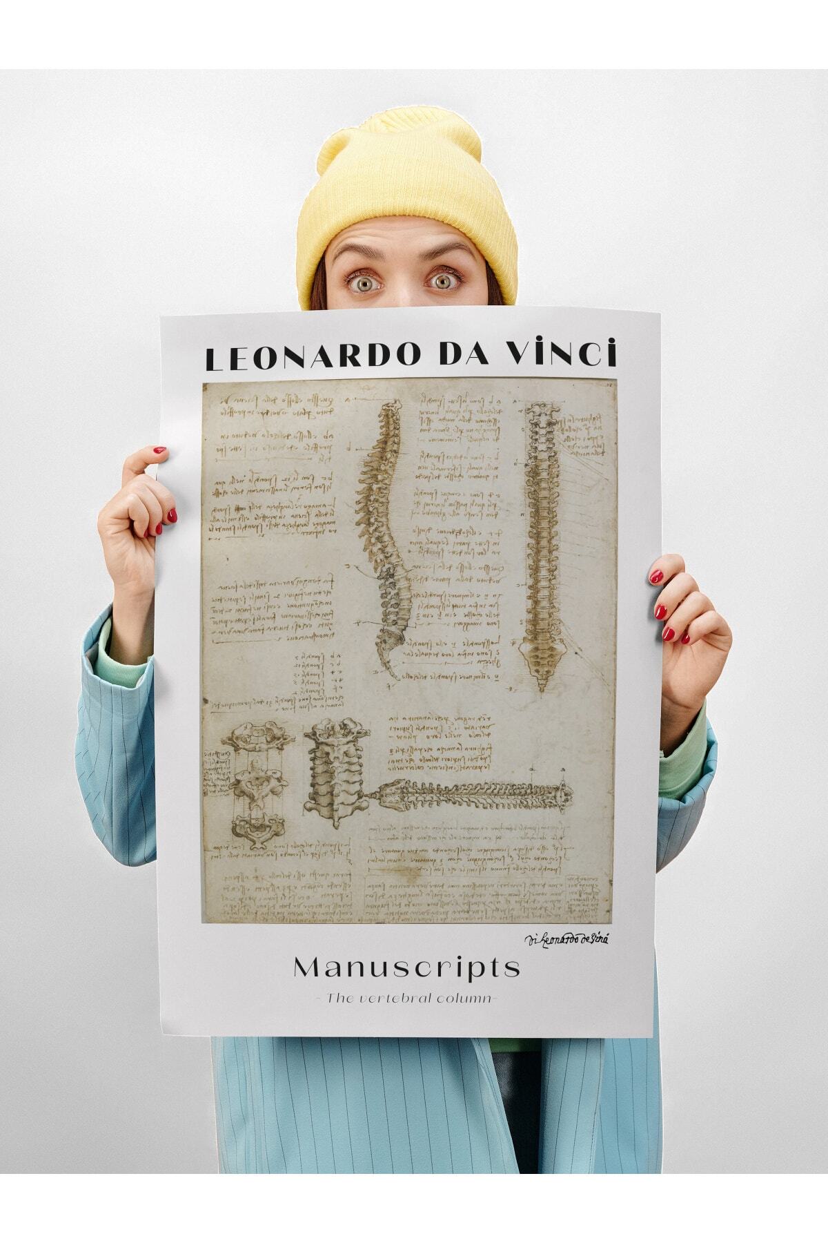 Leonardo Da Vinci Duvar Posteri - Duvar Dekoru - Sanat Serisi Posterleri - Kalın Kağıt - Çerçevesiz