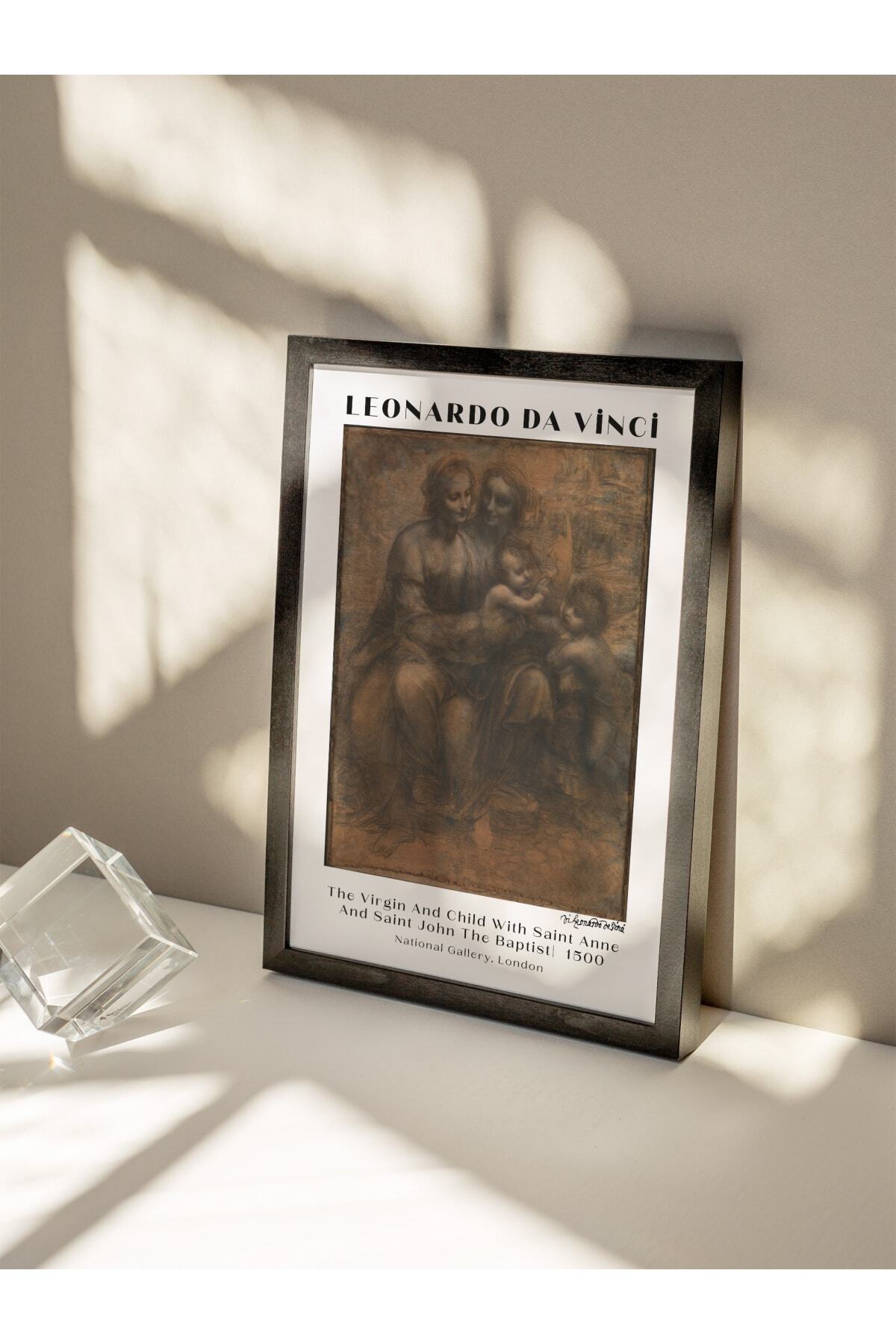 Leonardo Da Vinci Duvar Posteri - Duvar Dekoru - Sanat Serisi Posterleri - Kalın Kağıt - Çerçevesiz