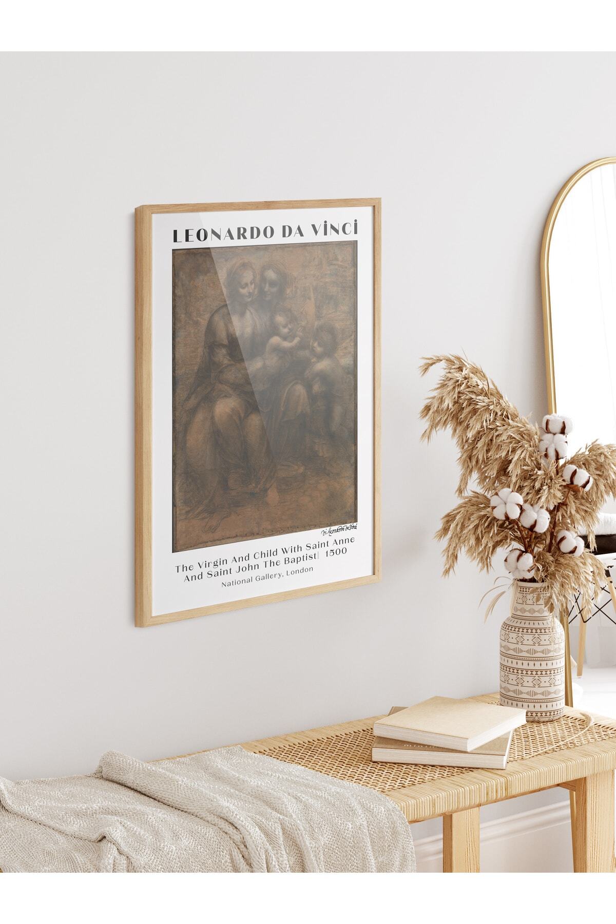 Leonardo Da Vinci Duvar Posteri - Duvar Dekoru - Sanat Serisi Posterleri - Kalın Kağıt - Çerçevesiz