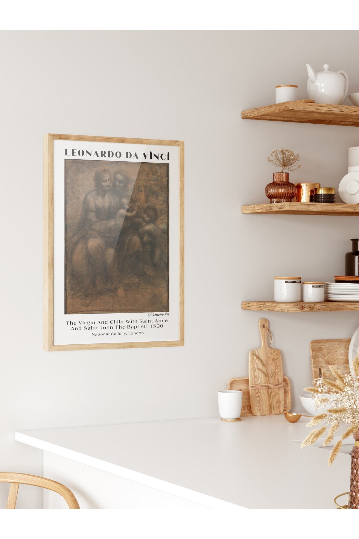 Leonardo Da Vinci Duvar Posteri - Duvar Dekoru - Sanat Serisi Posterleri - Kalın Kağıt - Çerçevesiz