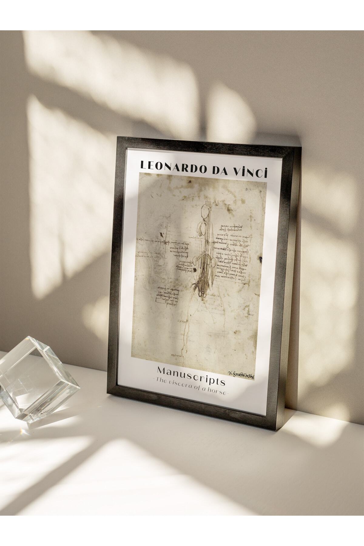 Leonardo Da Vinci Duvar Posteri - Duvar Dekoru - Sanat Serisi Posterleri - Kalın Kağıt - Çerçevesiz