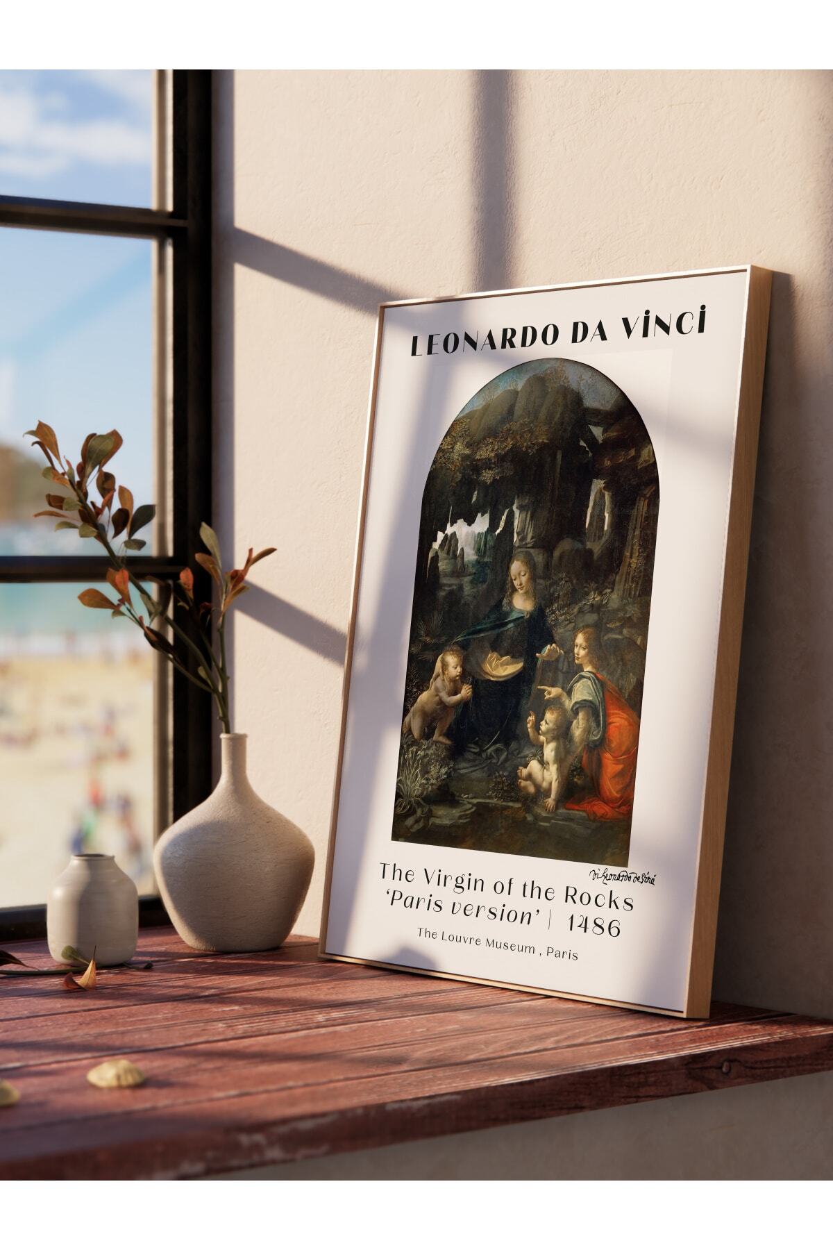 Leonardo Da Vinci Duvar Posteri - Duvar Dekoru - Sanat Serisi Posterleri - Kalın Kağıt - Çerçevesiz