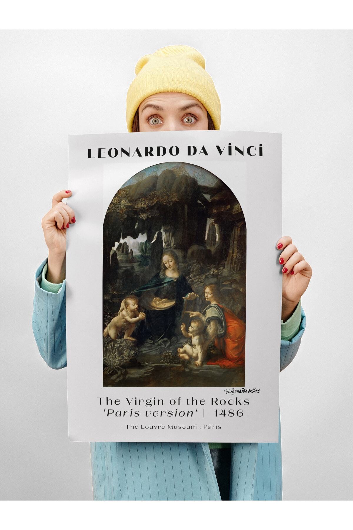 Leonardo Da Vinci Duvar Posteri - Duvar Dekoru - Sanat Serisi Posterleri - Kalın Kağıt - Çerçevesiz