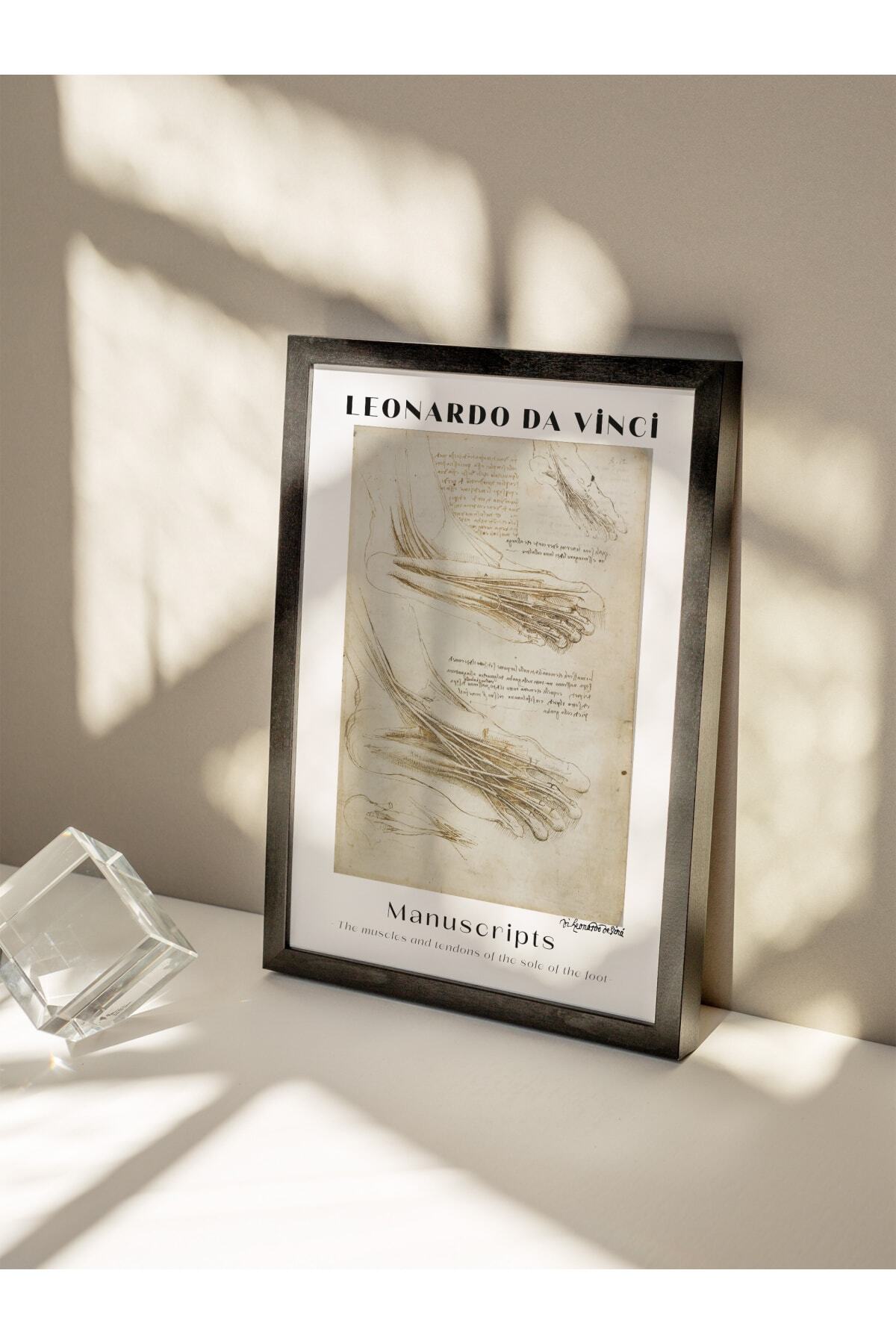 Leonardo Da Vinci Duvar Posteri - Duvar Dekoru - Sanat Serisi Posterleri - Kalın Kağıt - Çerçevesiz