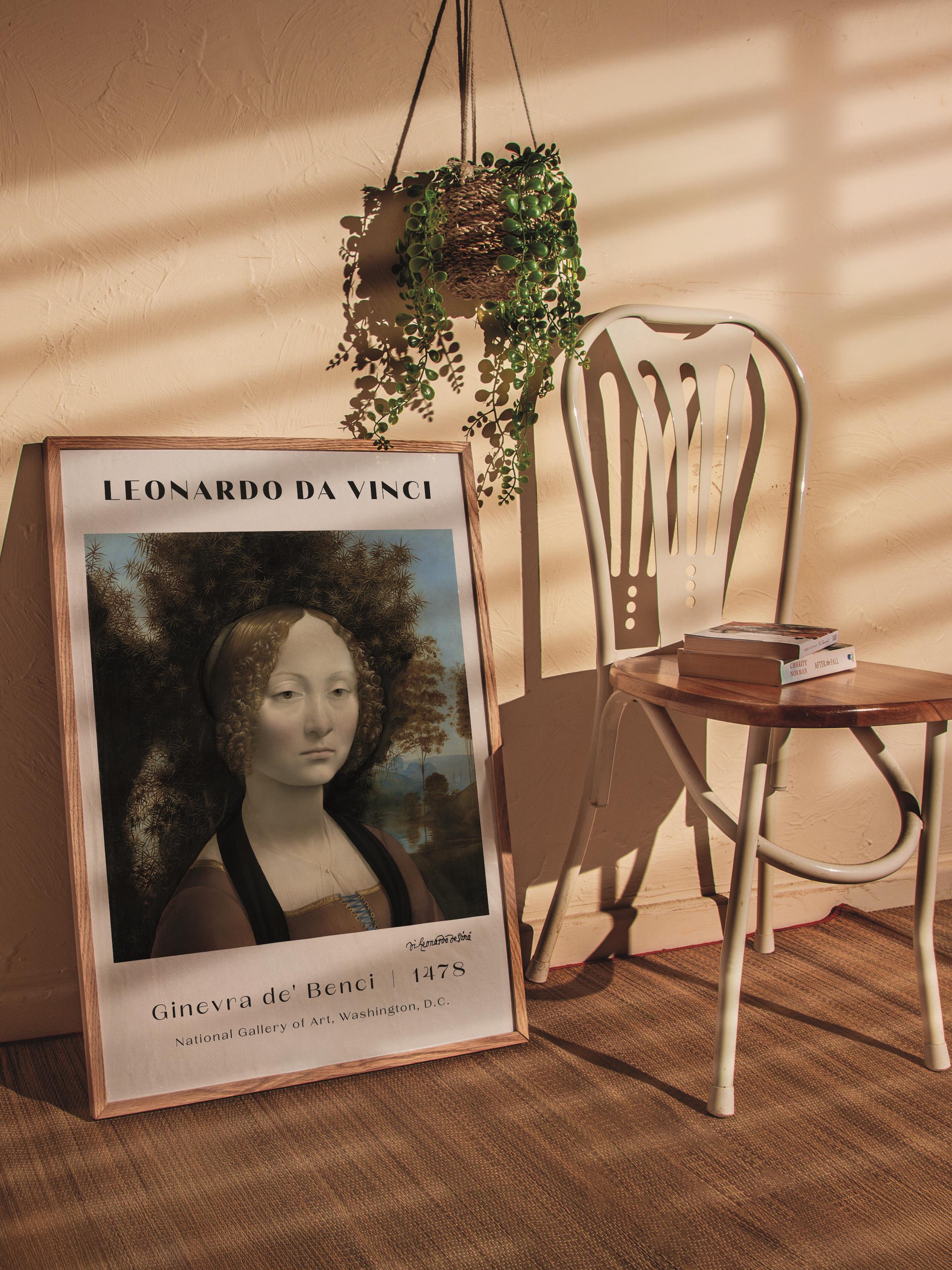Leonardo Da Vinci Duvar Posteri - Duvar Dekoru - Sanat Serisi Posterleri - Kalın Kağıt - Çerçevesiz