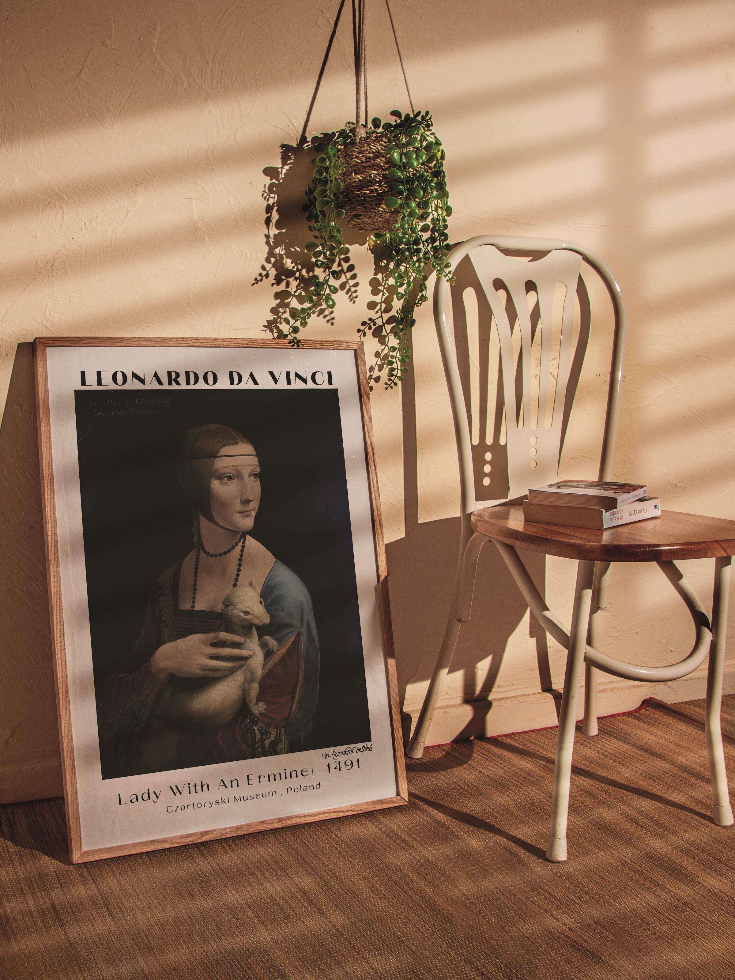 Leonardo Da Vinci Duvar Posteri - Duvar Dekoru - Sanat Serisi Posterleri - Kalın Kağıt - Çerçevesiz