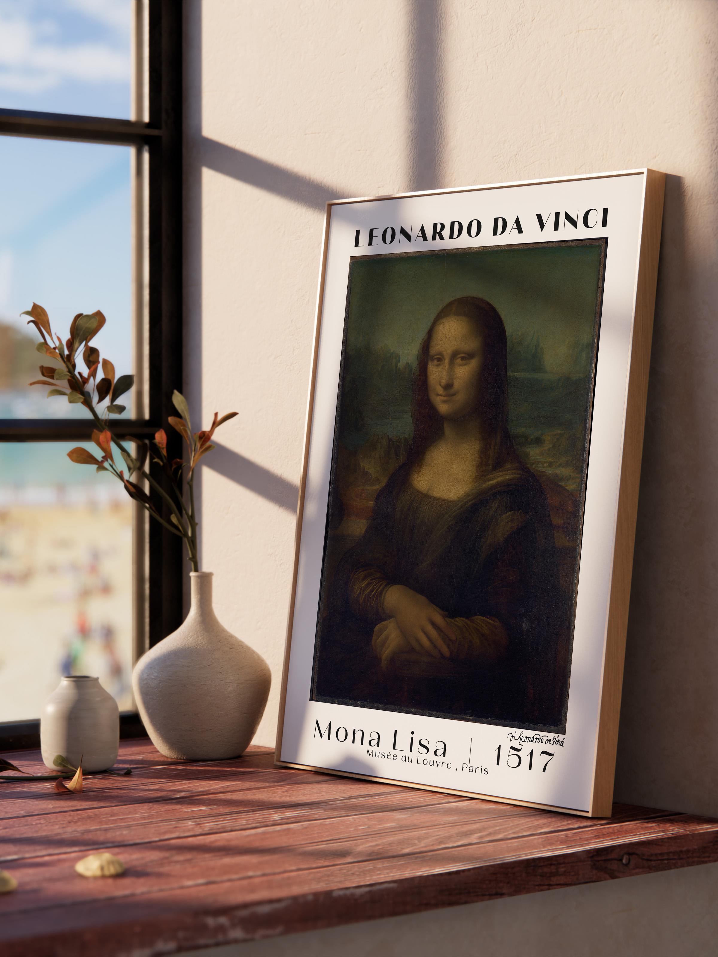 Leonardo Da Vinci Duvar Posteri - Duvar Dekoru - Sanat Serisi Posterleri - Kalın Kağıt - Çerçevesiz