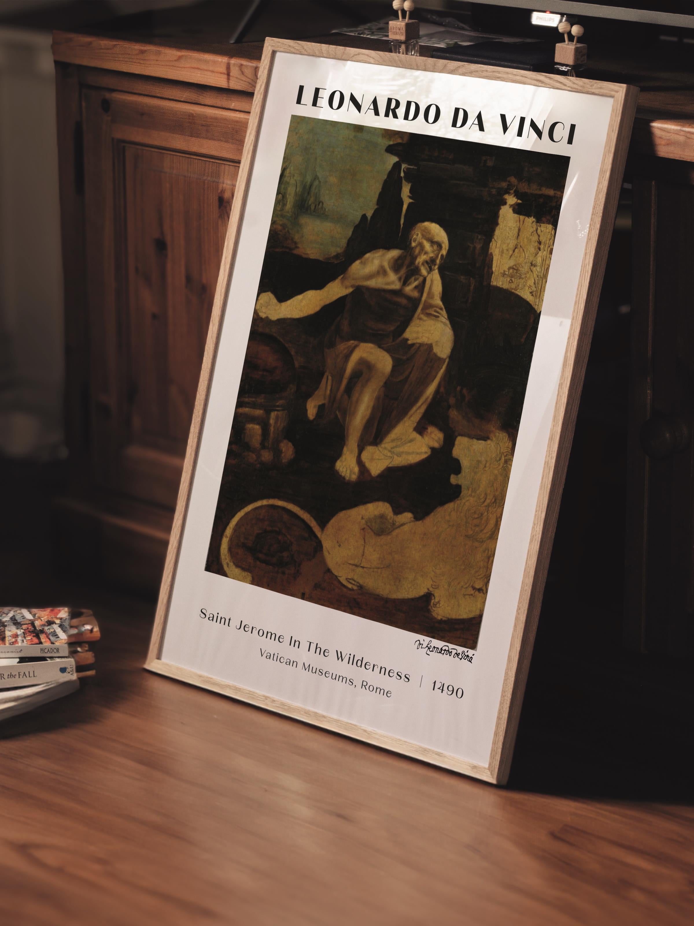 Leonardo Da Vinci Duvar Posteri - Duvar Dekoru - Sanat Serisi Posterleri - Kalın Kağıt - Çerçevesiz