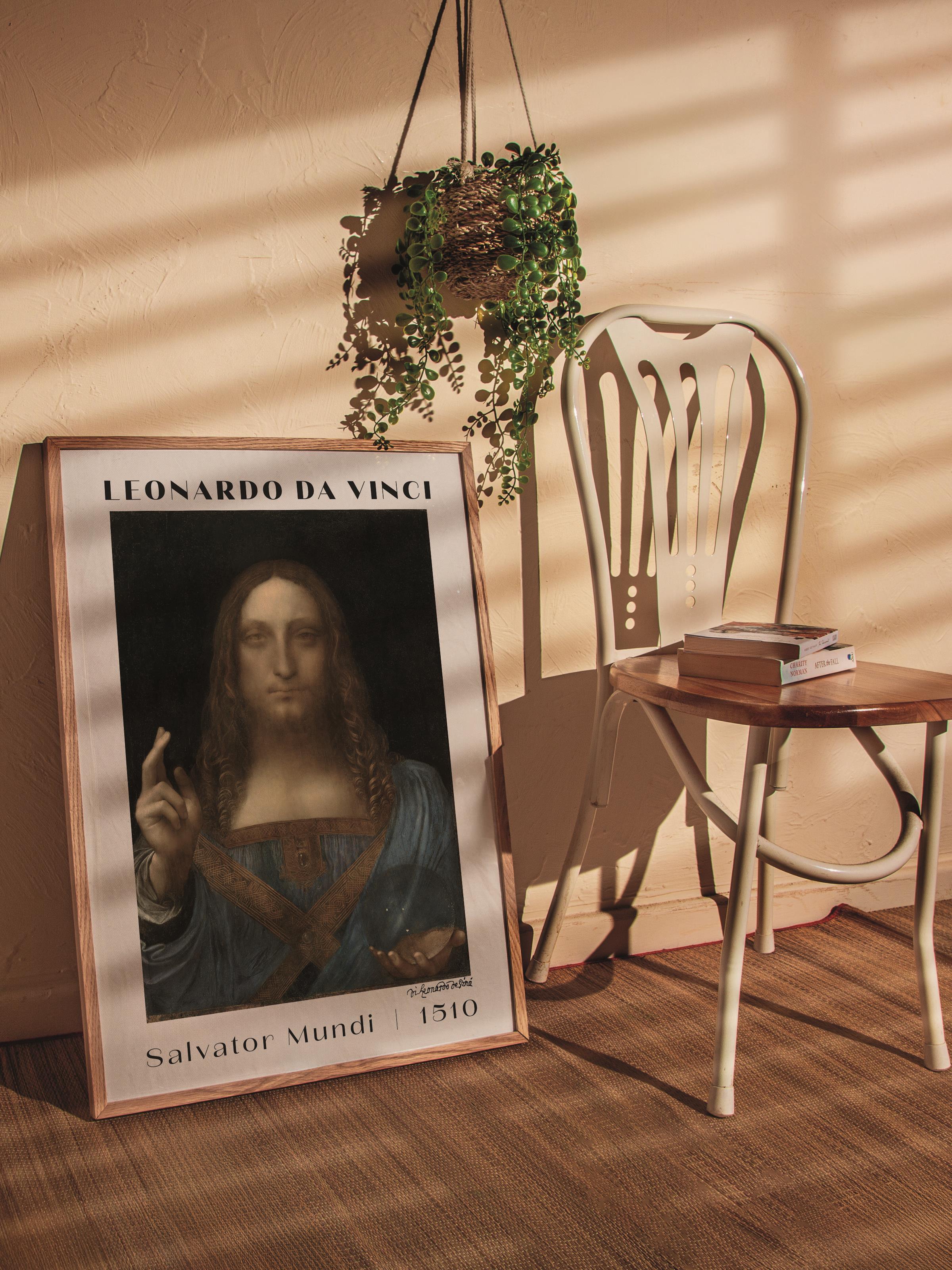Leonardo Da Vinci Duvar Posteri - Duvar Dekoru - Sanat Serisi Posterleri - Kalın Kağıt - Çerçevesiz