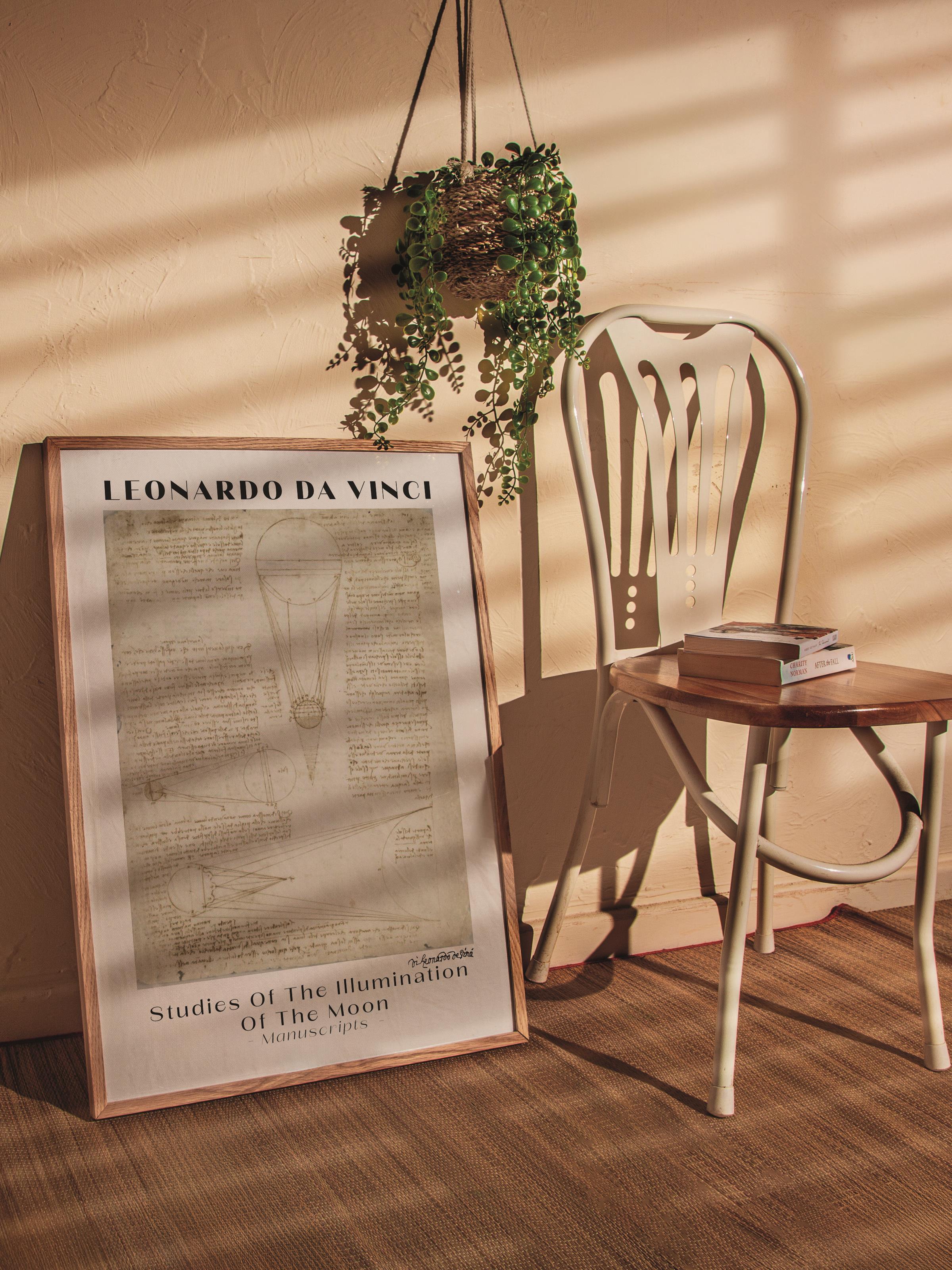 Leonardo Da Vinci Duvar Posteri - Duvar Dekoru - Sanat Serisi Posterleri - Kalın Kağıt - Çerçevesiz