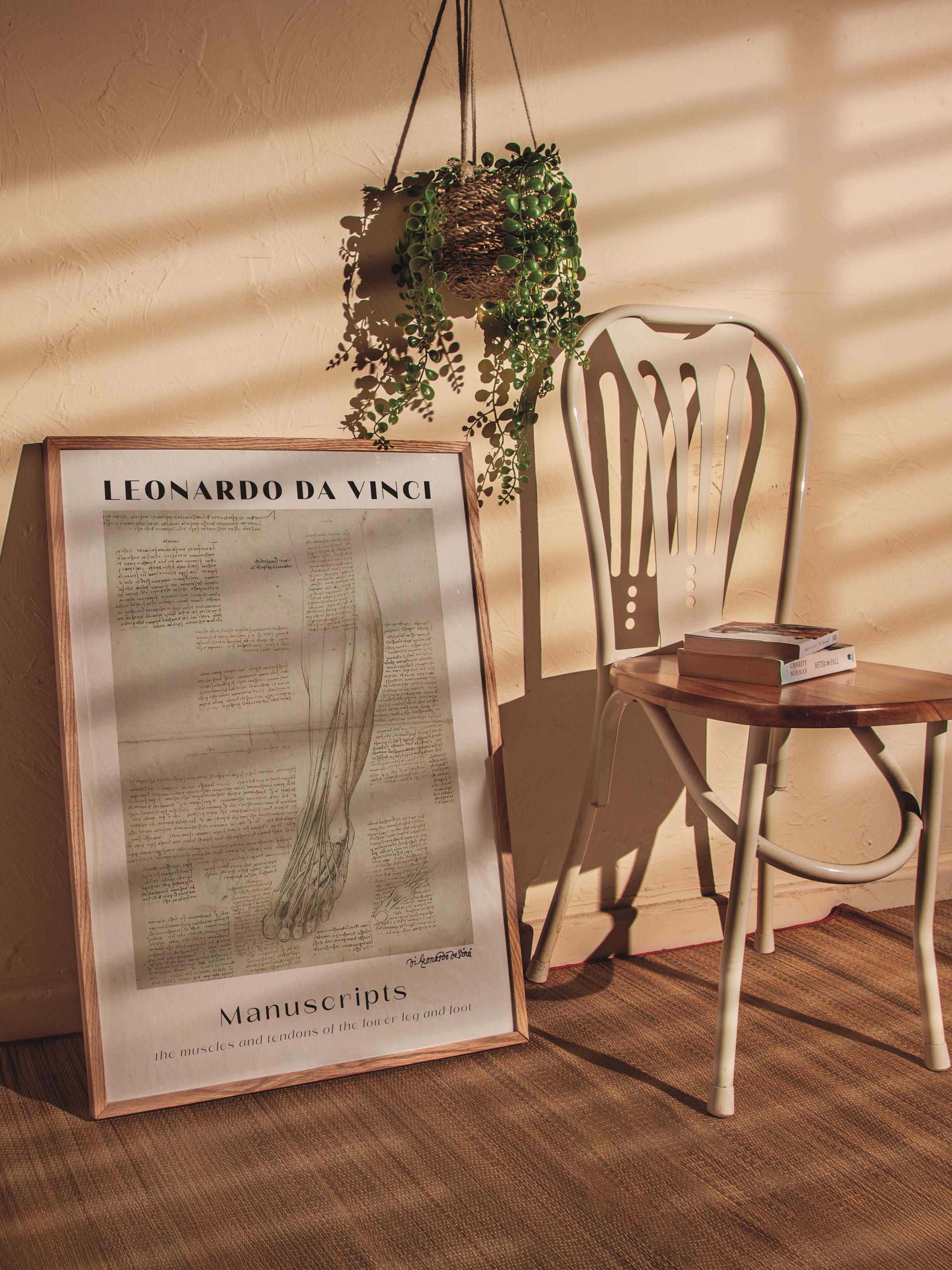 Leonardo Da Vinci Duvar Posteri - Duvar Dekoru - Sanat Serisi Posterleri - Kalın Kağıt - Çerçevesiz