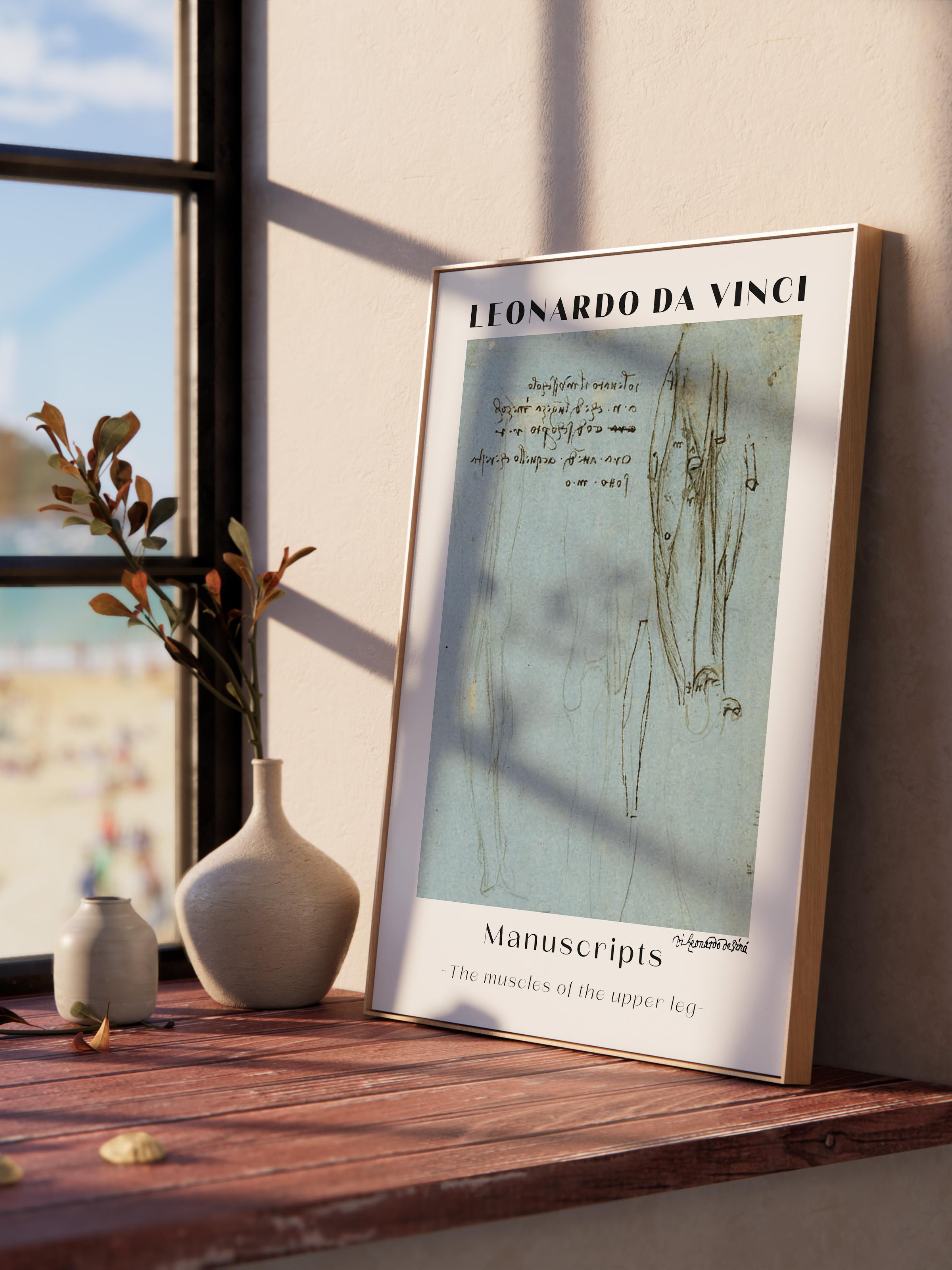 Leonardo Da Vinci Duvar Posteri - Duvar Dekoru - Sanat Serisi Posterleri - Kalın Kağıt - Çerçevesiz