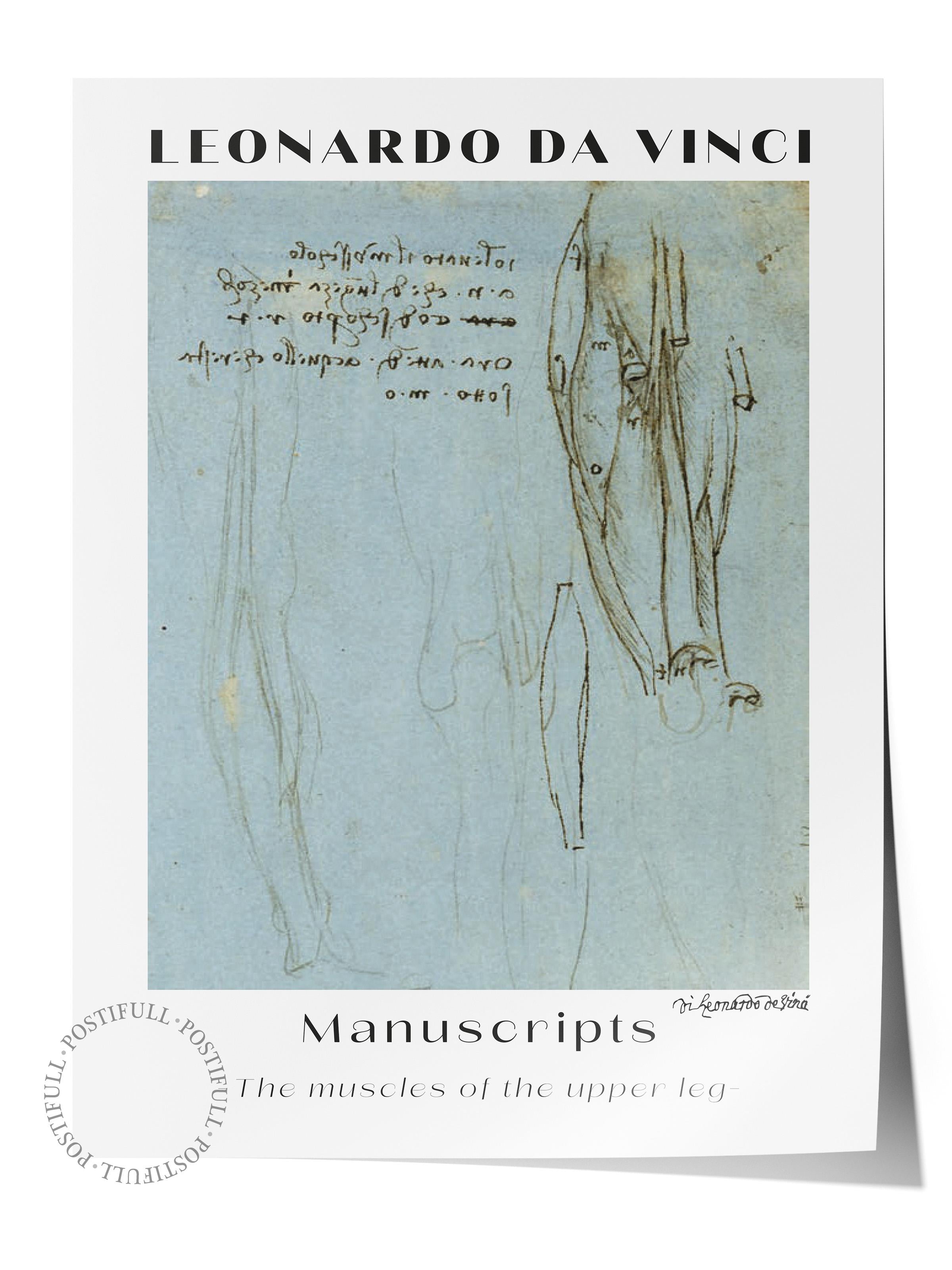 Leonardo Da Vinci Duvar Posteri - Duvar Dekoru - Sanat Serisi Posterleri - Kalın Kağıt - Çerçevesiz