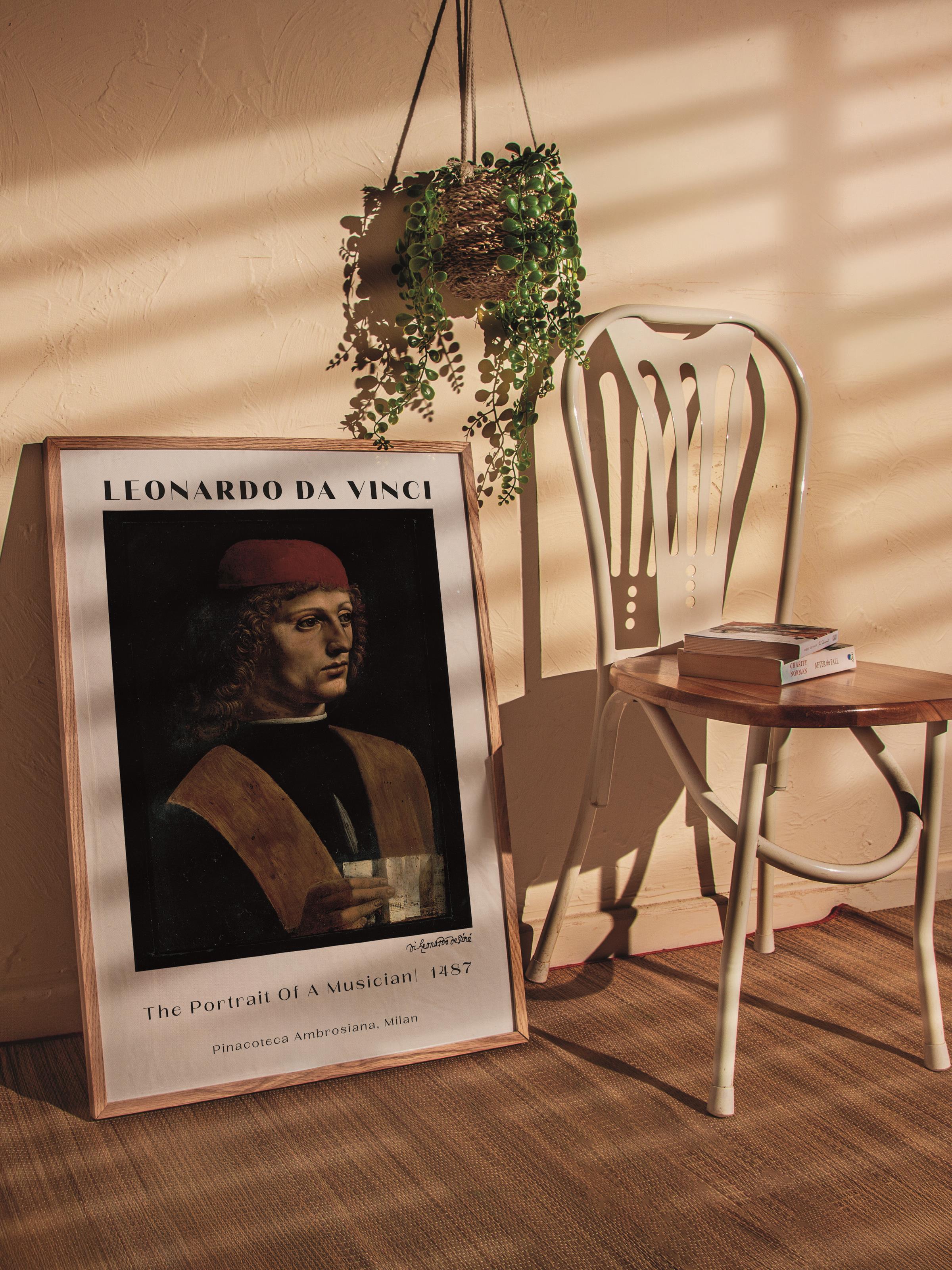 Leonardo Da Vinci Duvar Posteri - Duvar Dekoru - Sanat Serisi Posterleri - Kalın Kağıt - Çerçevesiz