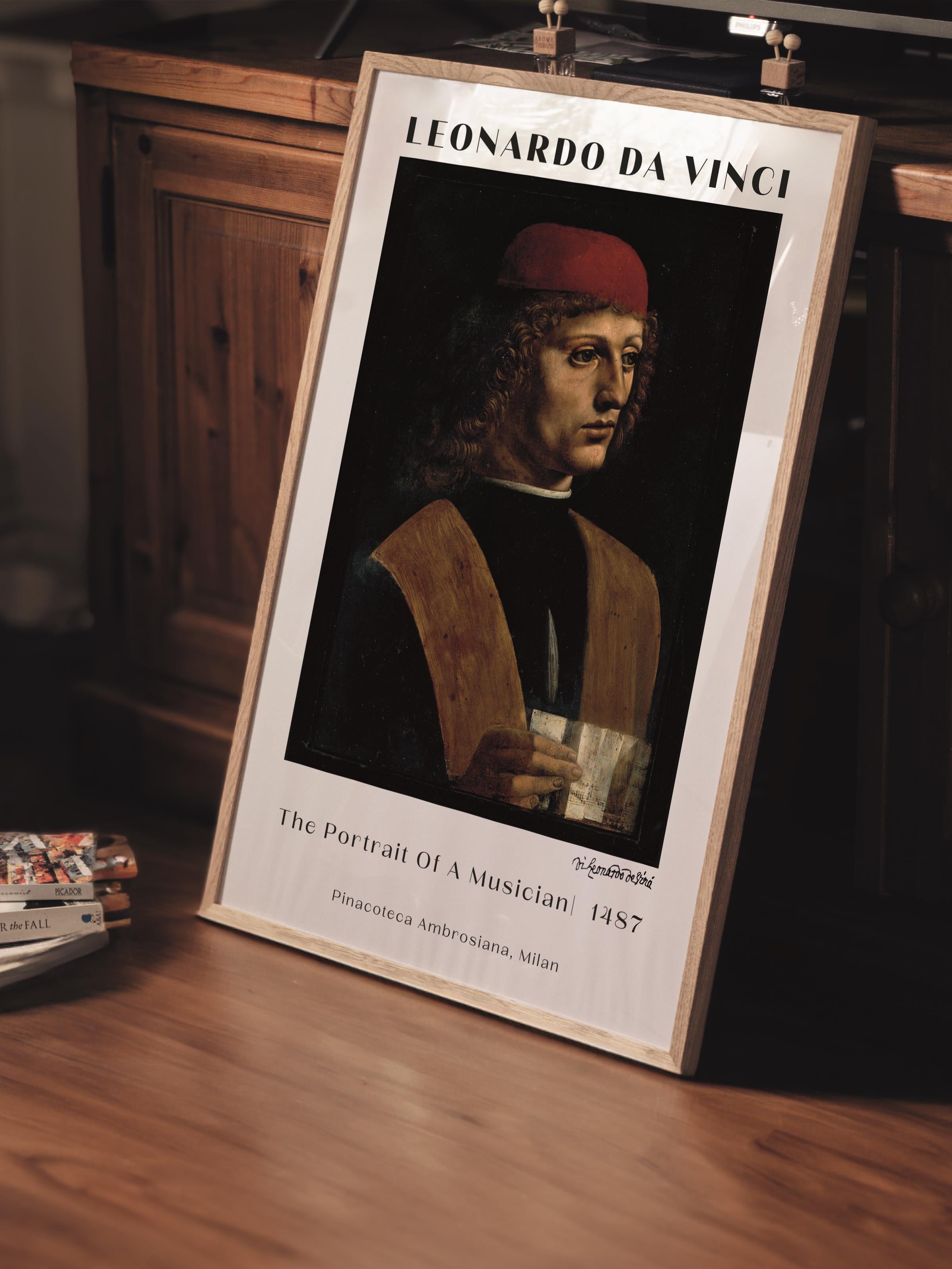 Leonardo Da Vinci Duvar Posteri - Duvar Dekoru - Sanat Serisi Posterleri - Kalın Kağıt - Çerçevesiz
