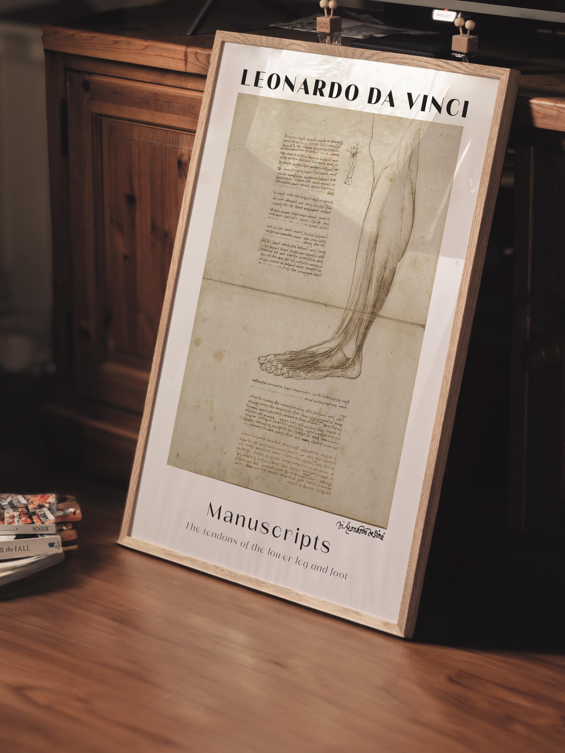 Leonardo Da Vinci Duvar Posteri - Duvar Dekoru - Sanat Serisi Posterleri - Kalın Kağıt - Çerçevesiz