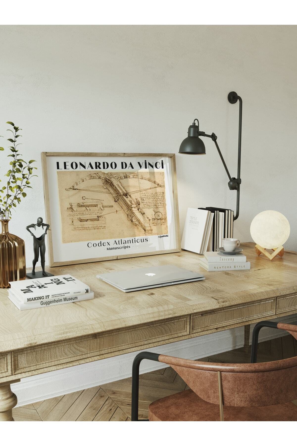 Leonardo Da Vinci Duvar Posteri - Sanat Poster - Sanat Serisi Posterleri - Kalın Kağıt, Çerçevesiz