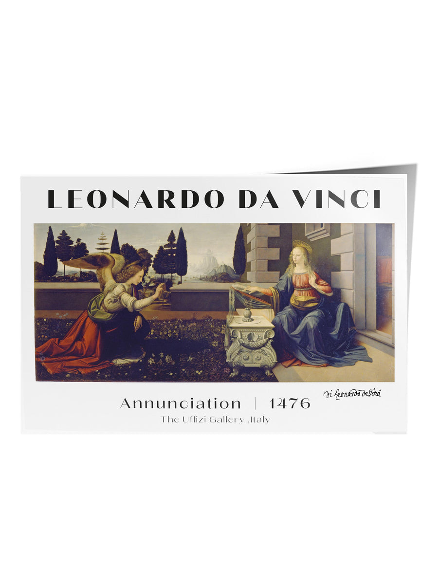Leonardo da Vinci Modern Sanat Çerçevesiz Poster