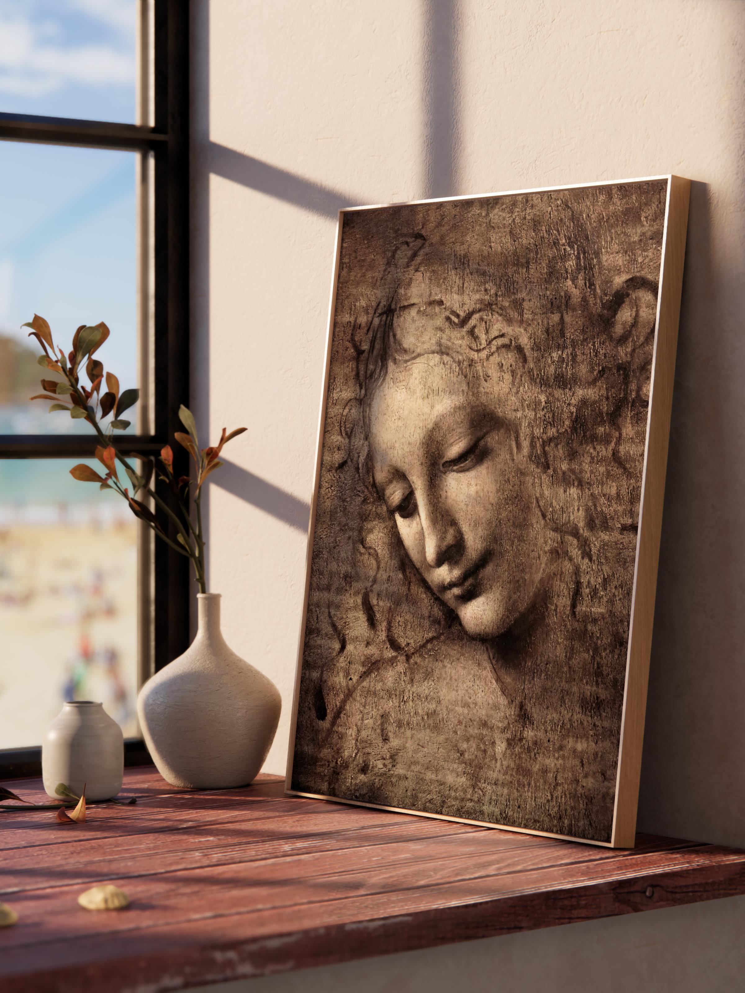 Leonardo Da Vinci Poster No:3 Modern Sanat Poster - Sanat Dekor Serisi - Duvar Tablosu, HD Baskı