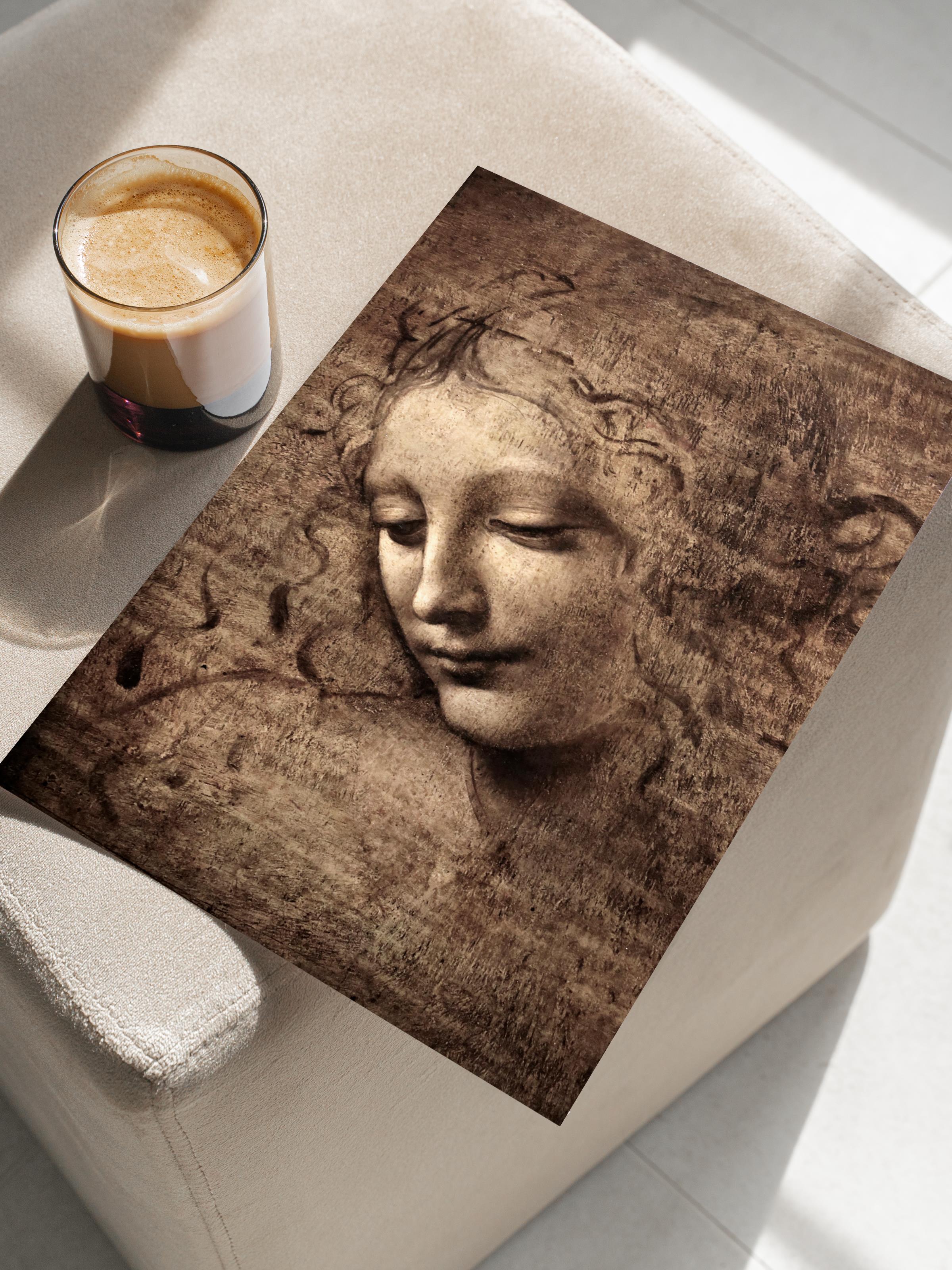 Leonardo Da Vinci Poster No:3 Modern Sanat Poster - Sanat Dekor Serisi - Duvar Tablosu, HD Baskı