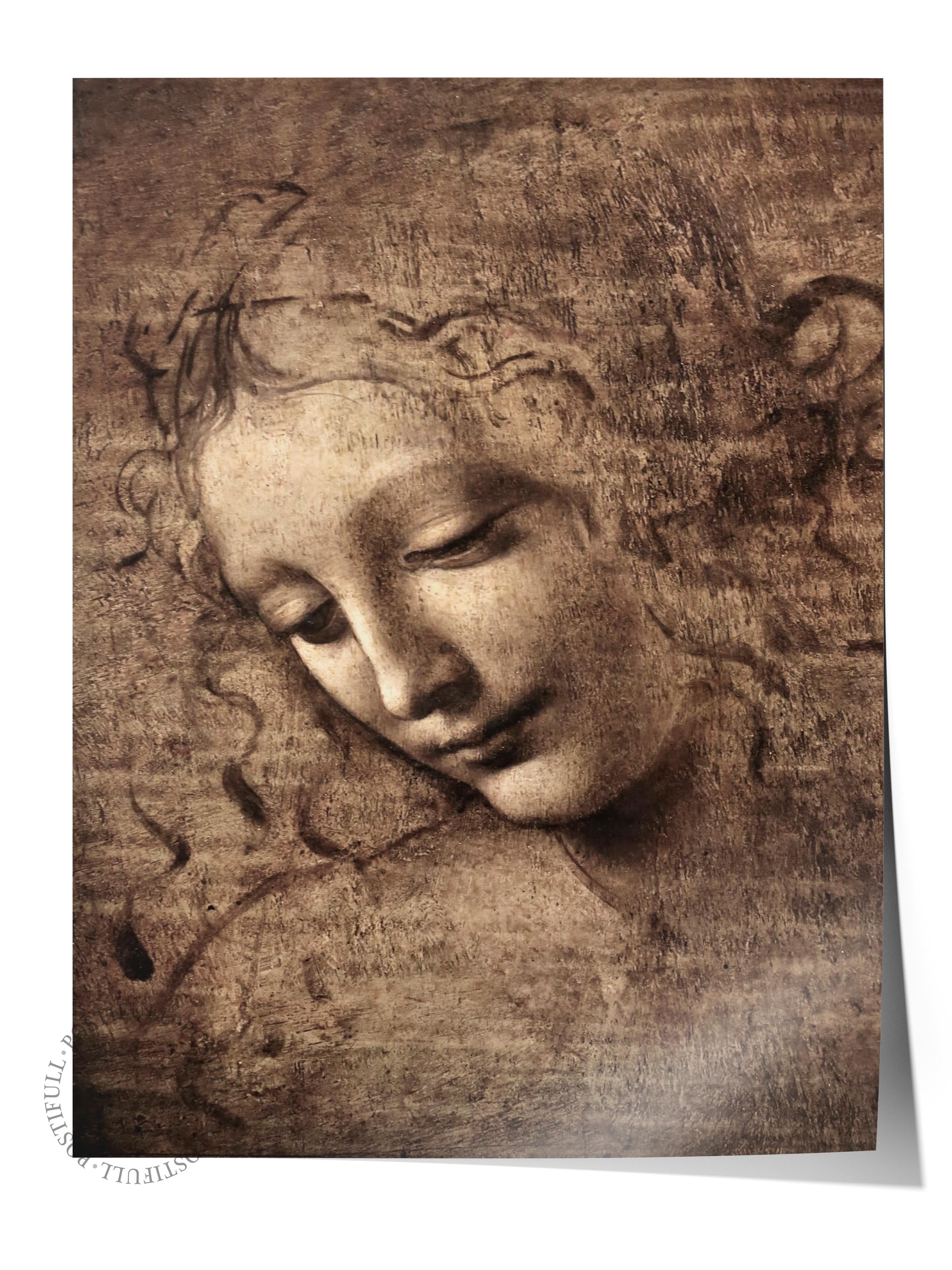 Leonardo Da Vinci Poster No:3 Modern Sanat Poster - Sanat Dekor Serisi - Duvar Tablosu, HD Baskı