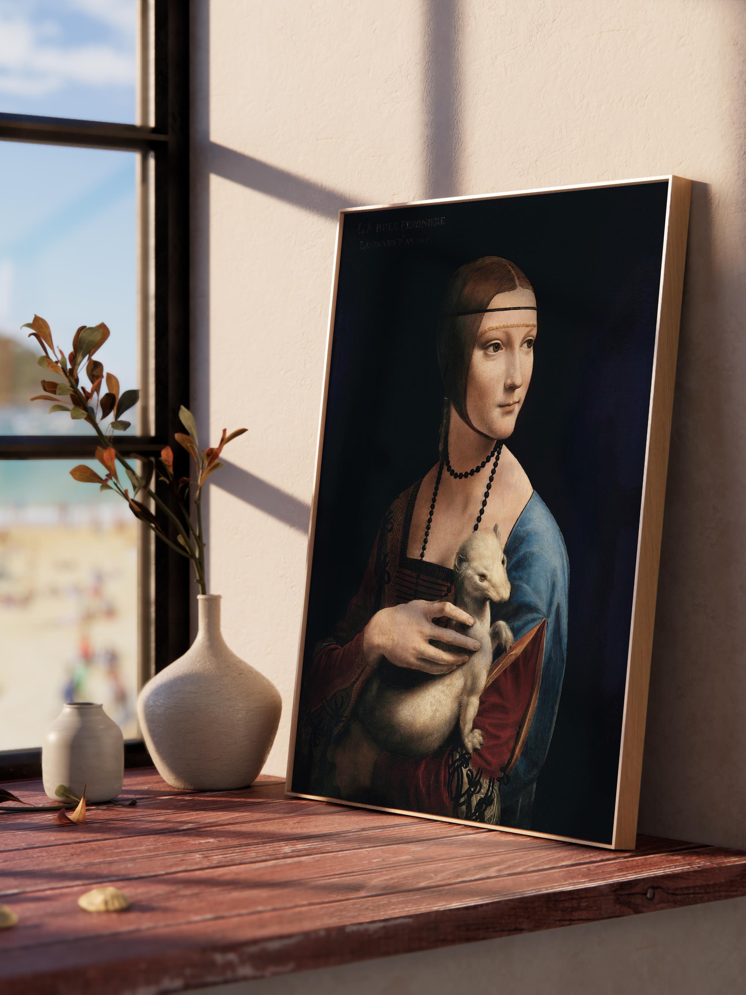 Leonardo Da Vinci Poster No:5 Modern Sanat Poster - Sanat Dekor Serisi - Duvar Tablosu, HD Baskı