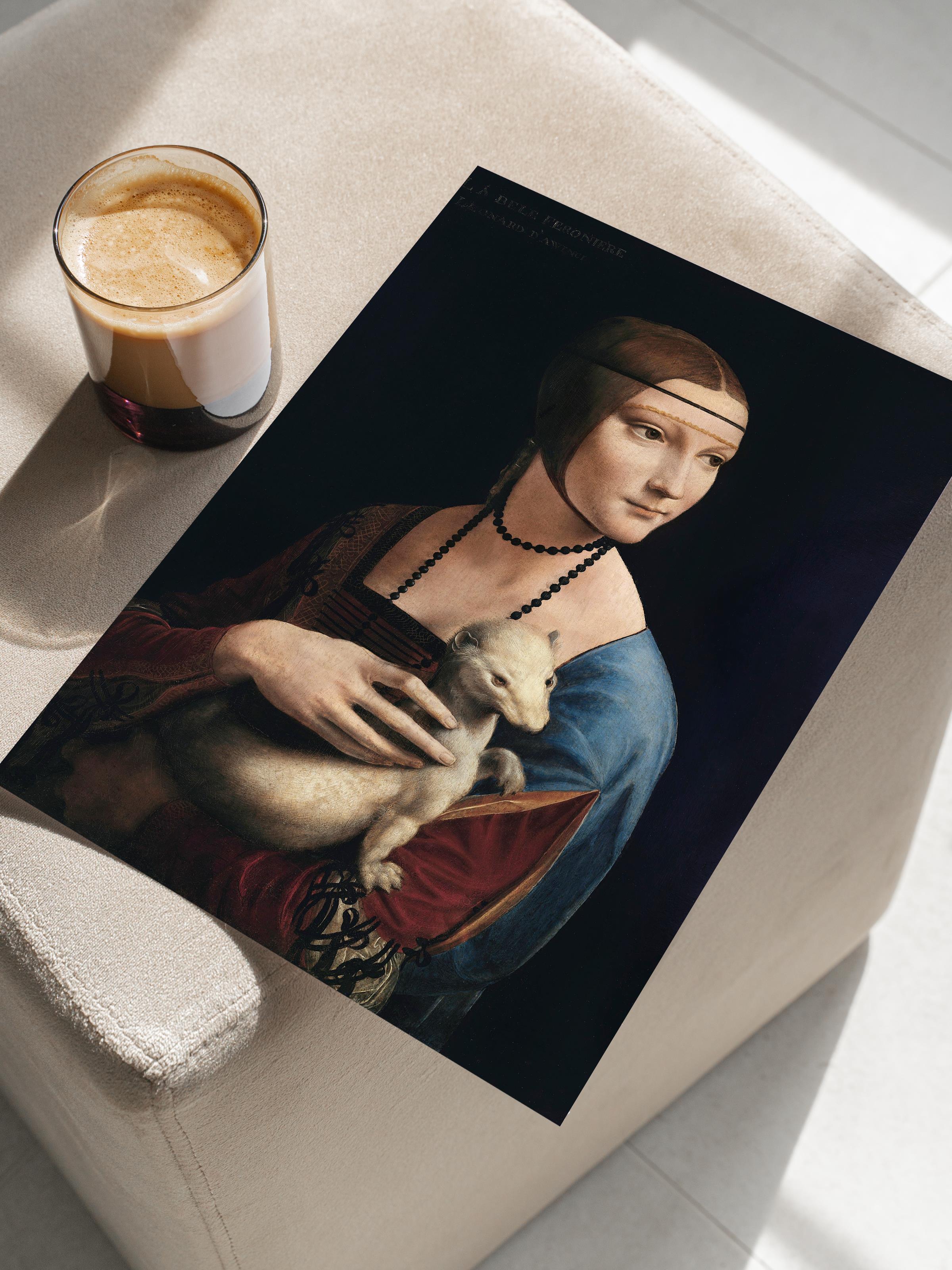 Leonardo Da Vinci Poster No:5 Modern Sanat Poster - Sanat Dekor Serisi - Duvar Tablosu, HD Baskı