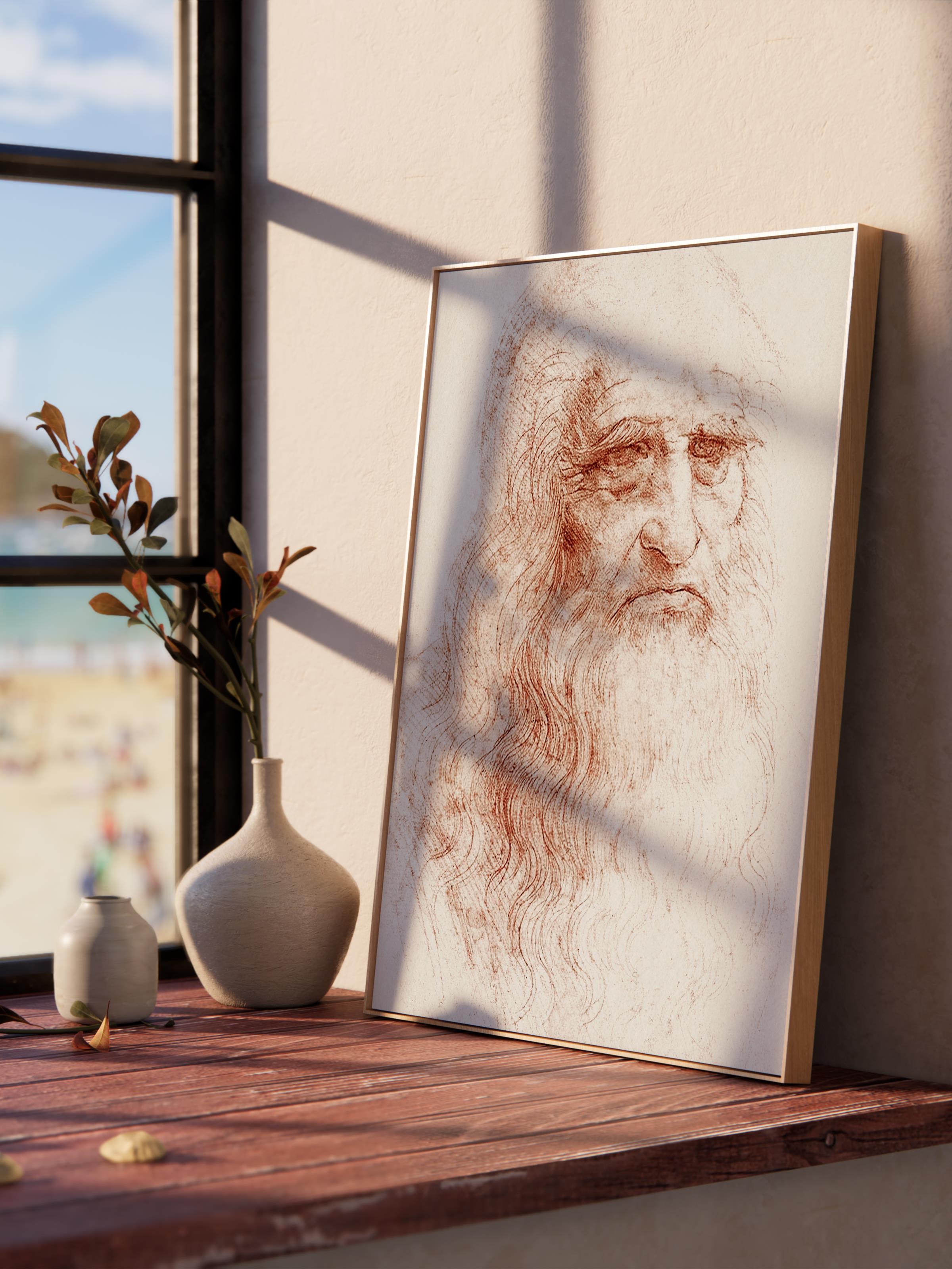 Leonardo Da Vinci Poster No:6 Modern Sanat Poster - Sanat Dekor Serisi - Duvar Tablosu, HD Baskı