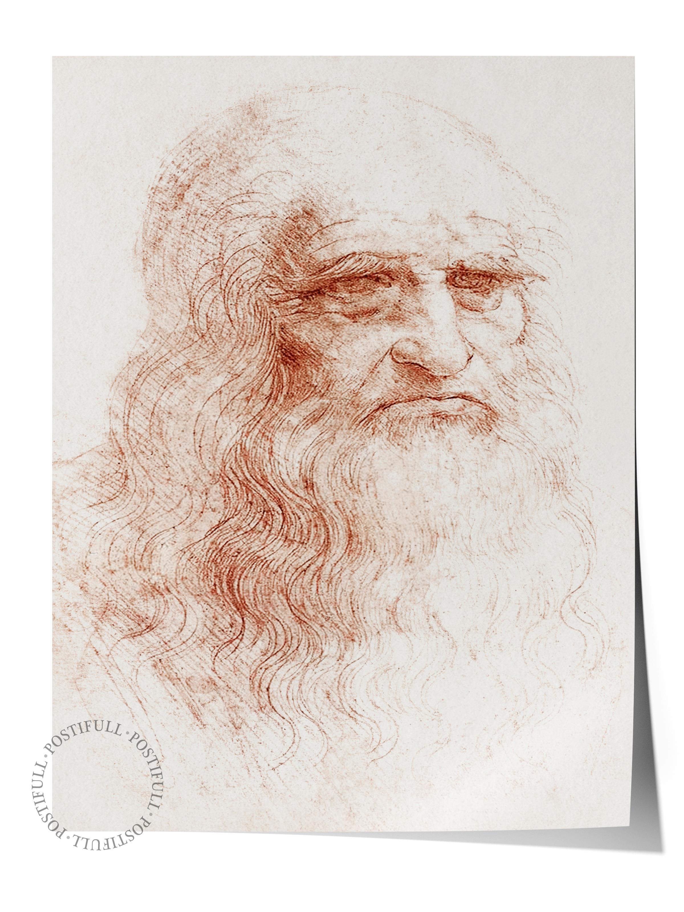 Leonardo Da Vinci Poster No:6 Modern Sanat Poster - Sanat Dekor Serisi - Duvar Tablosu, HD Baskı