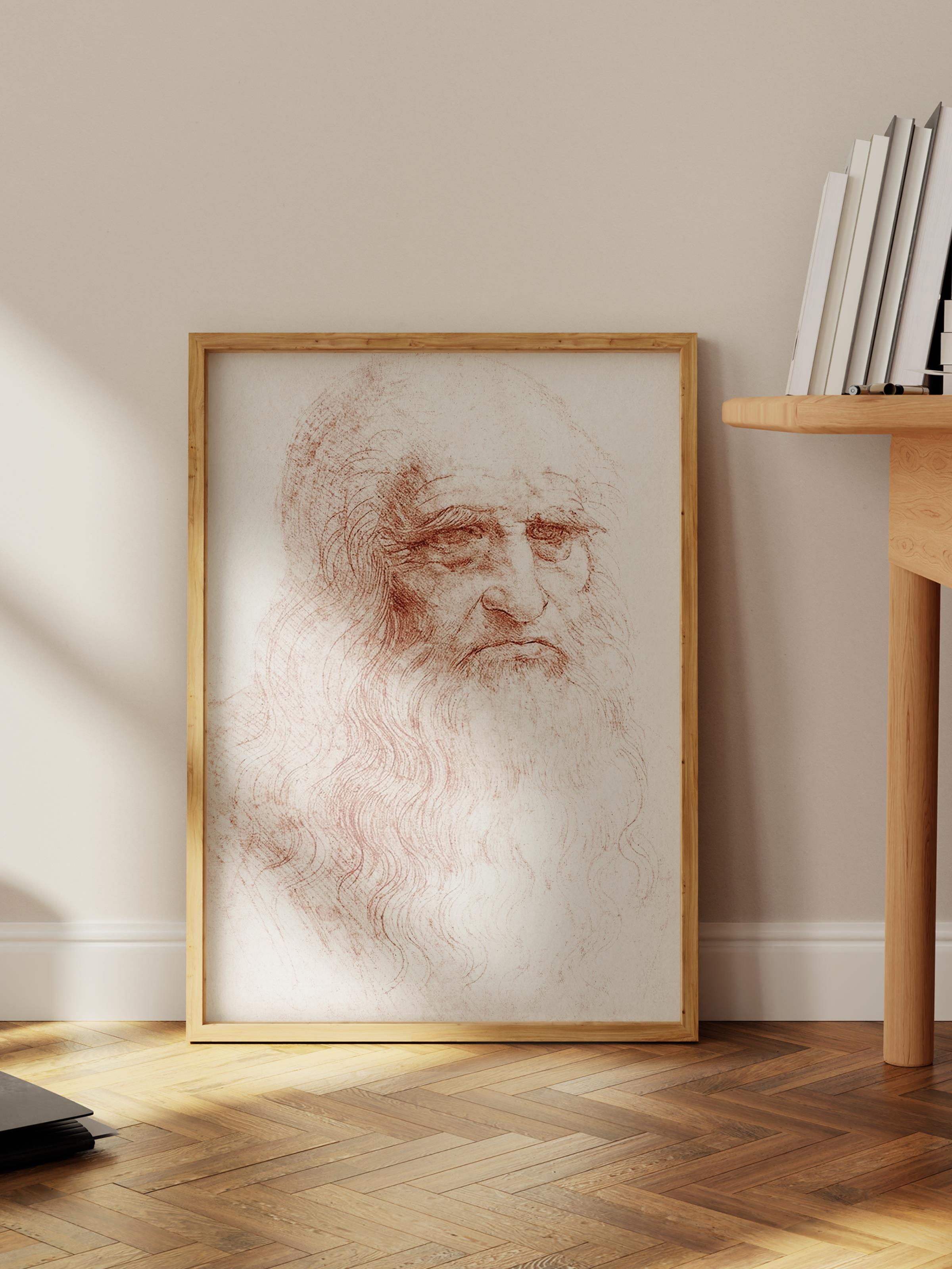 Leonardo Da Vinci Poster No:6 Modern Sanat Poster - Sanat Dekor Serisi - Duvar Tablosu, HD Baskı