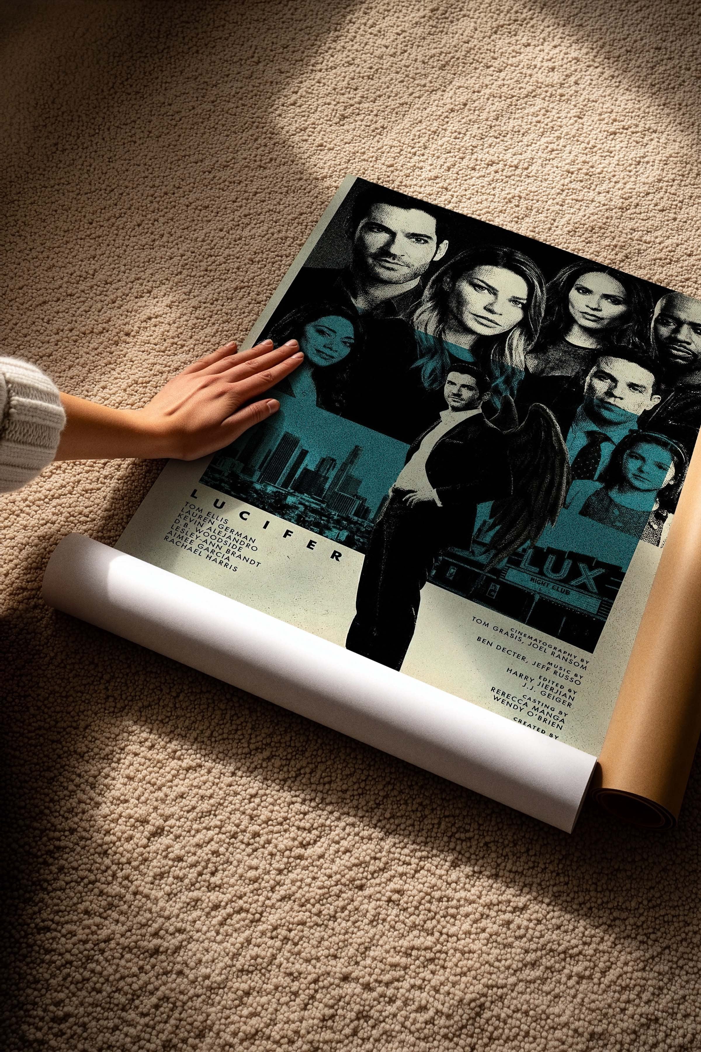 Lucifer Posteri, Sinema ve Dizi Tablo Posterleri, Film Dizi Afişleri NO:112801