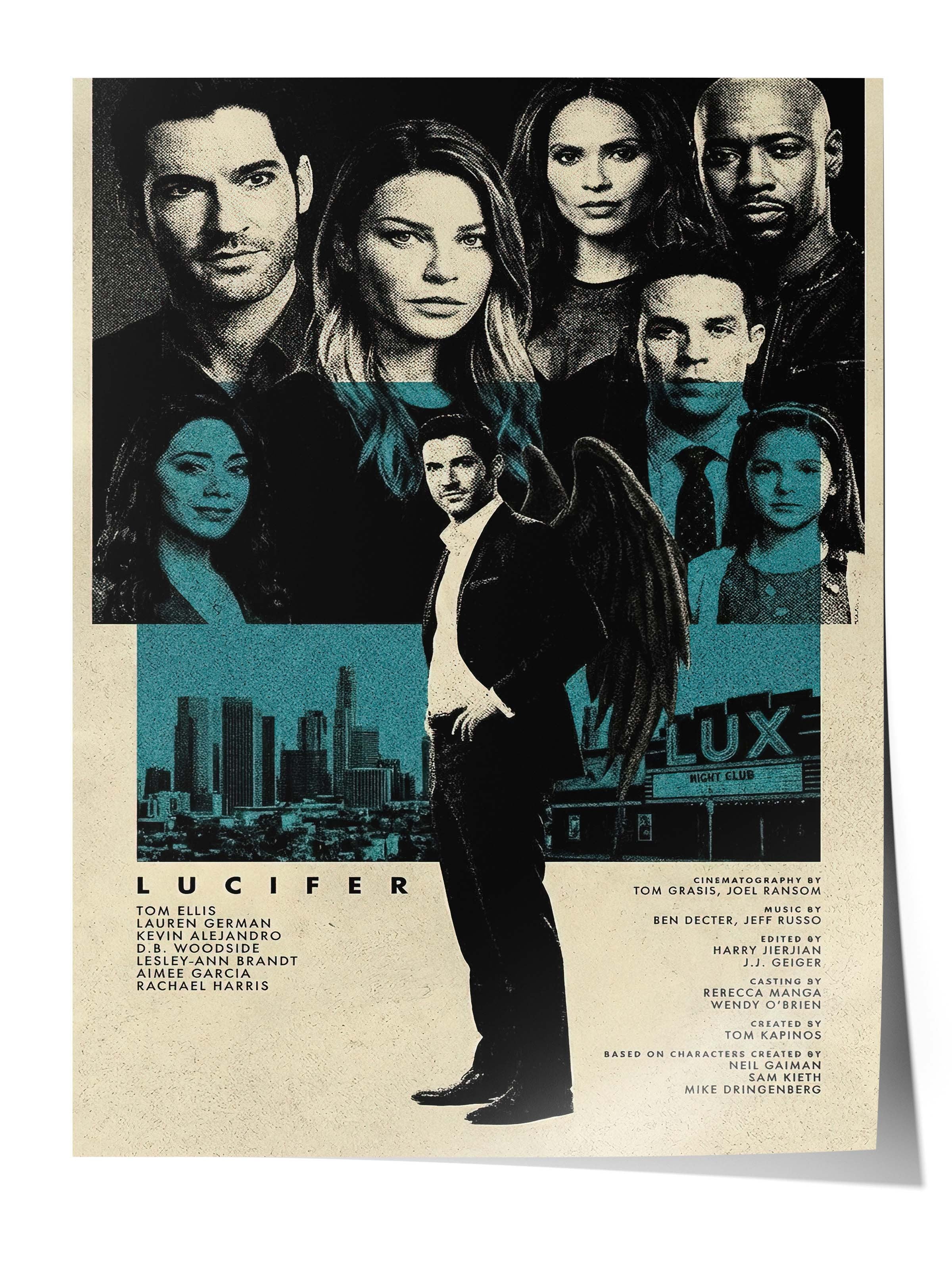Lucifer Posteri, Sinema ve Dizi Tablo Posterleri, Film Dizi Afişleri NO:112801