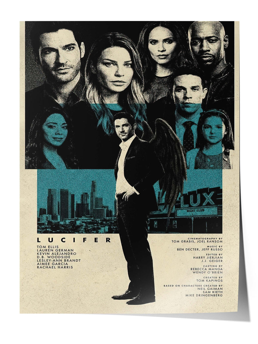 Lucifer Posteri, Sinema ve Dizi Tablo Posterleri, Film Dizi Afişleri NO:112801