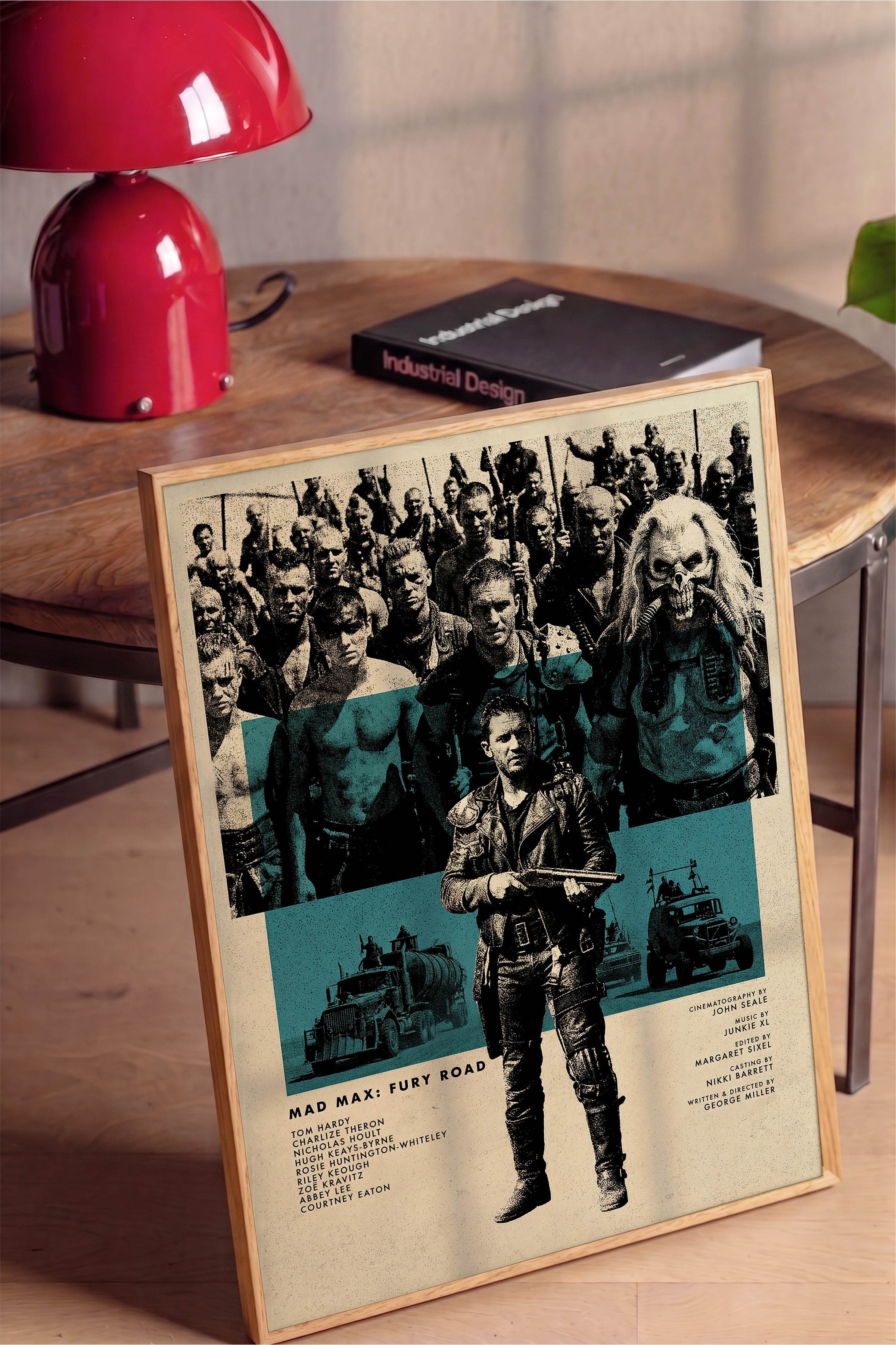 Mad Max Fury Road Ahşap Çerçeveli Poster, Sinema ve Dizi Tablo, Film Dizi Afişleri NO:112836