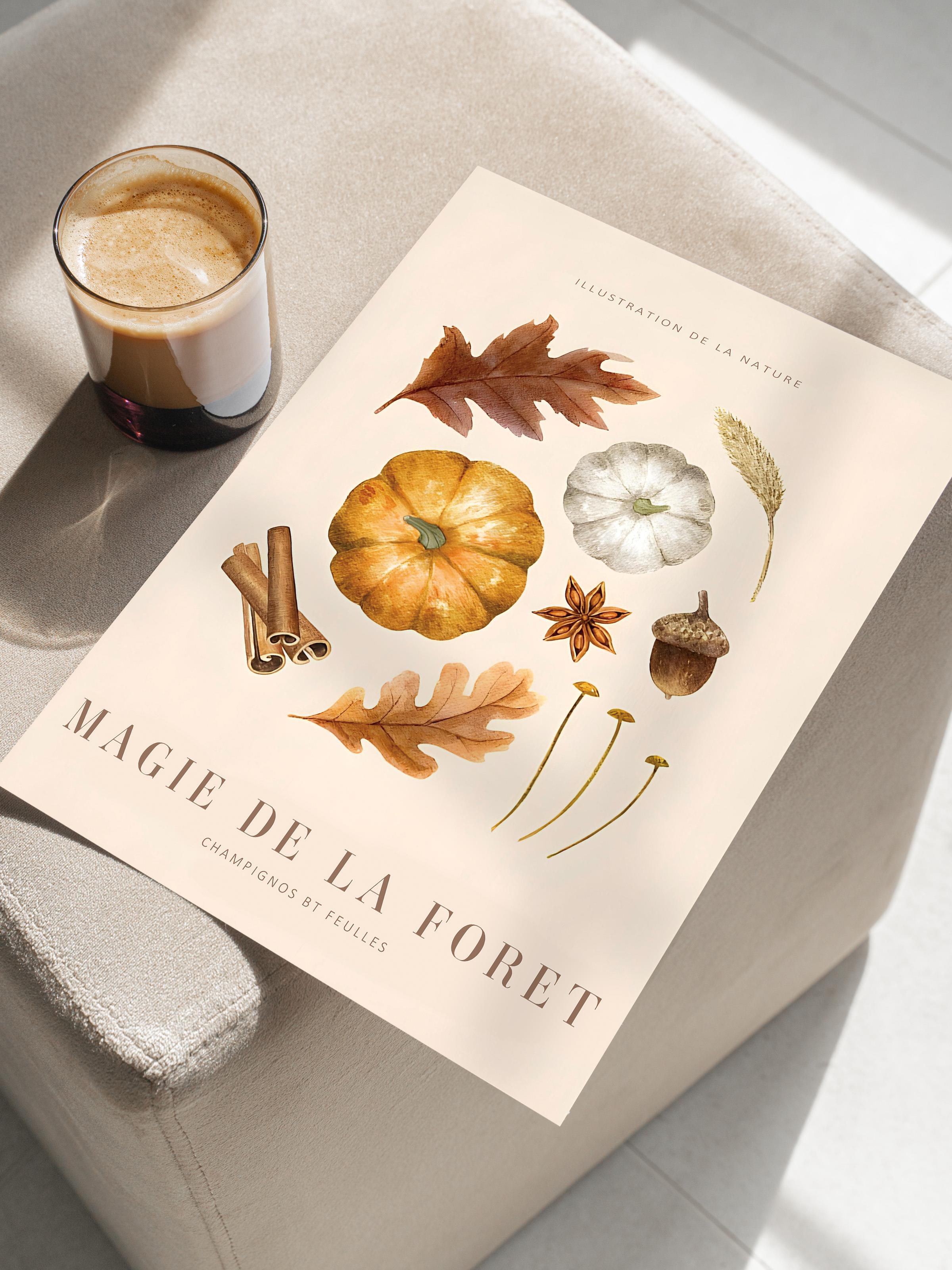 Magic of the Forest No2  Poster, Dikey Duvar Tablosu Comfort Serisi NO:108565