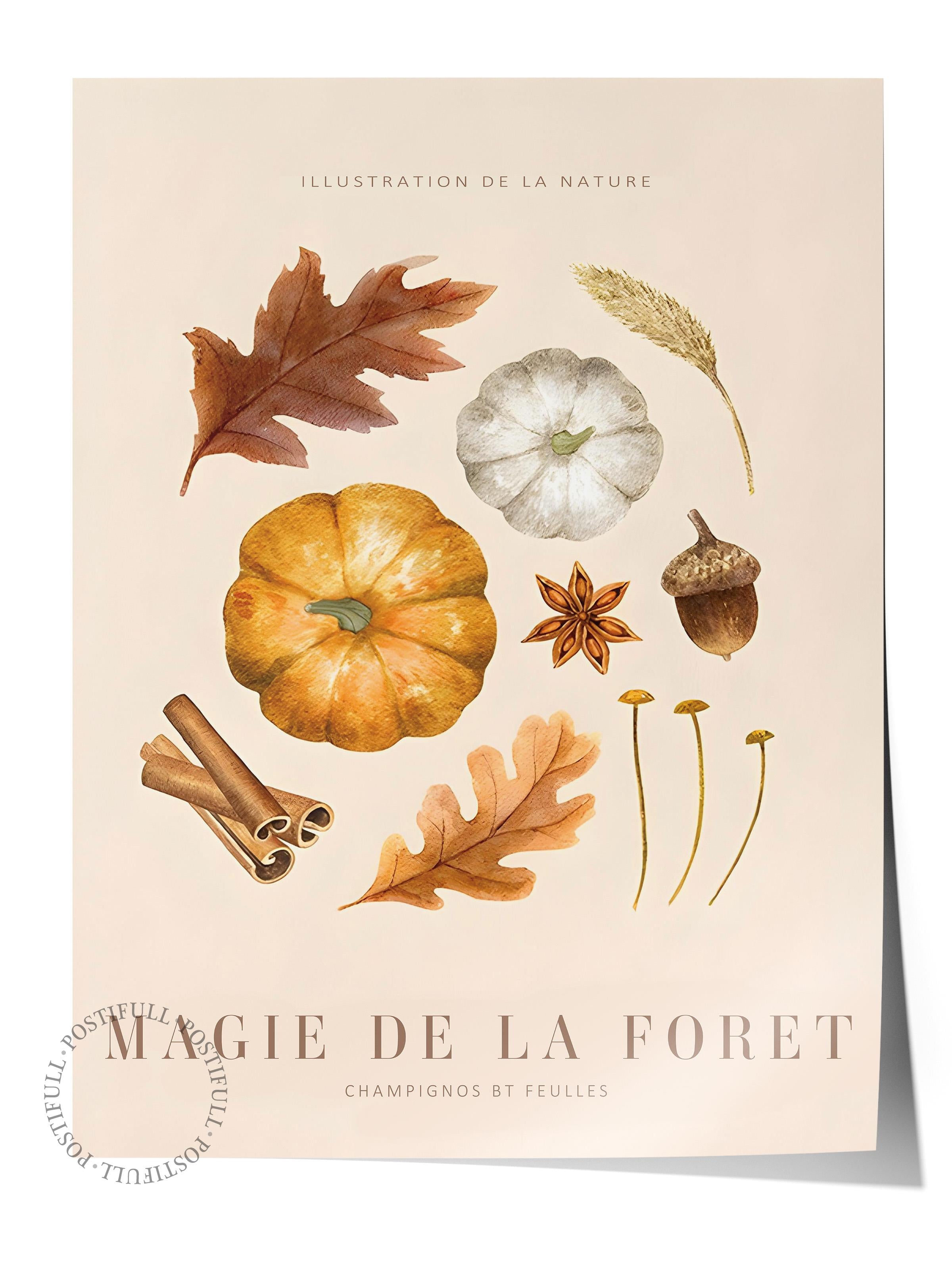 Magic of the Forest No2  Poster, Dikey Duvar Tablosu Comfort Serisi NO:108565