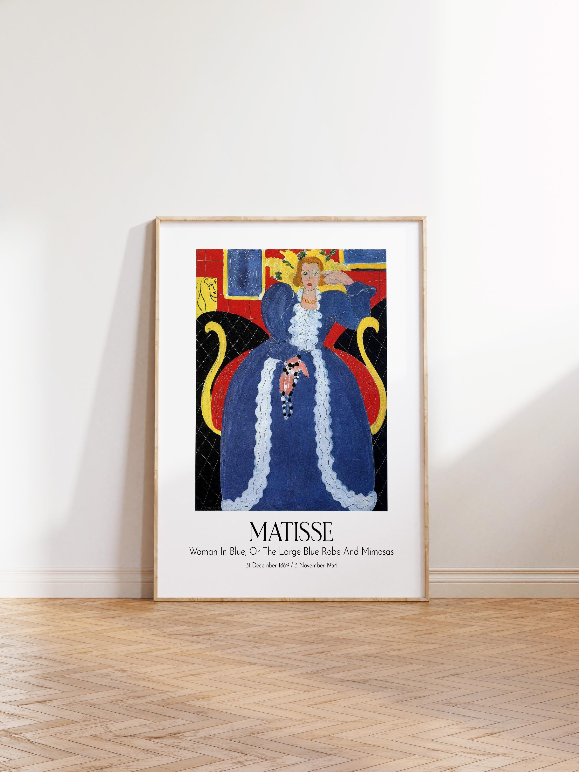 Matisse, Ahşap Çerçeveli Tablo, Sanat Serisi NO:112311