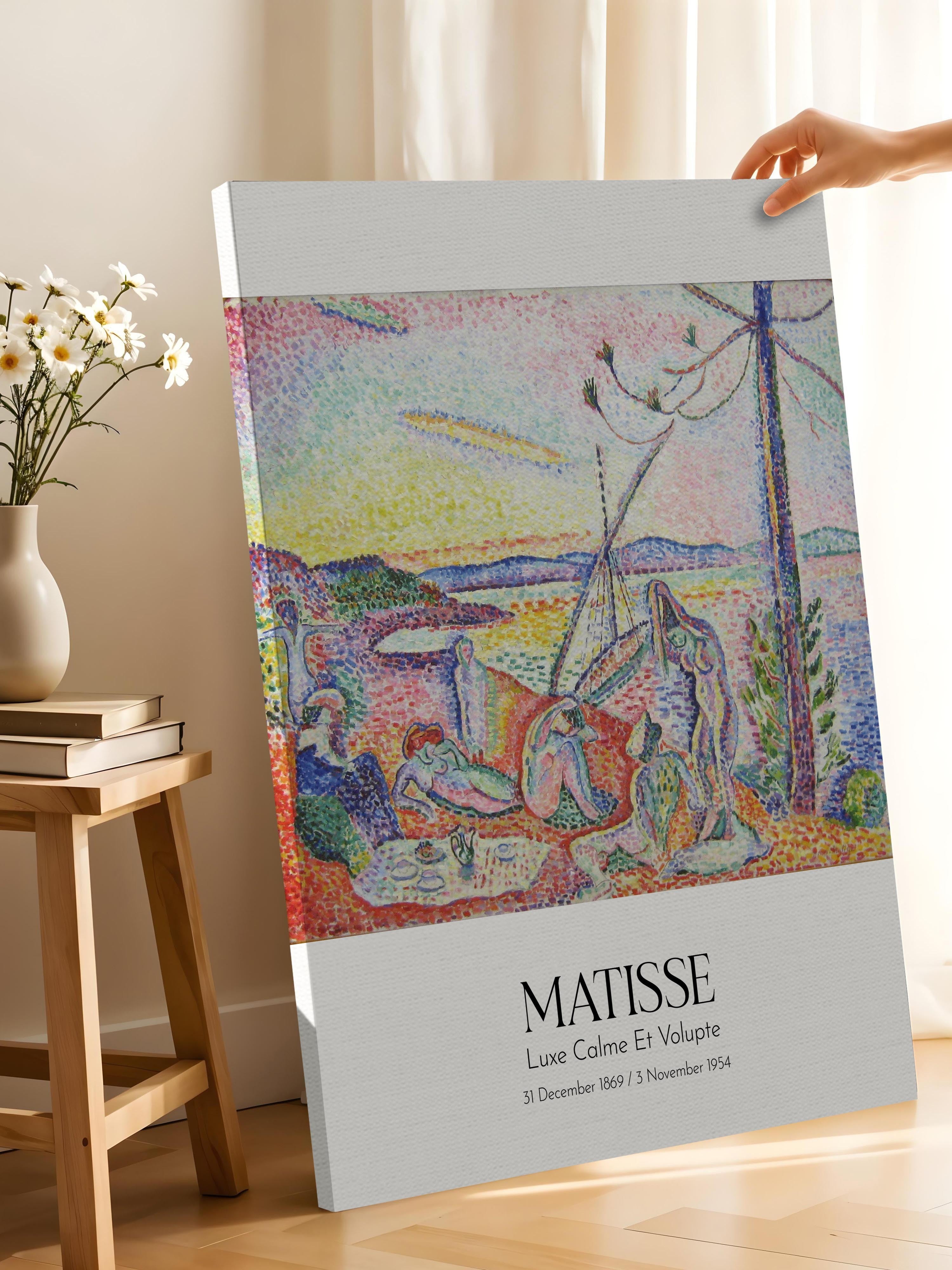 Matisse - Luxe Calme Et Volupte, Kanvas Tablo, Sanat Serisi NO:112303