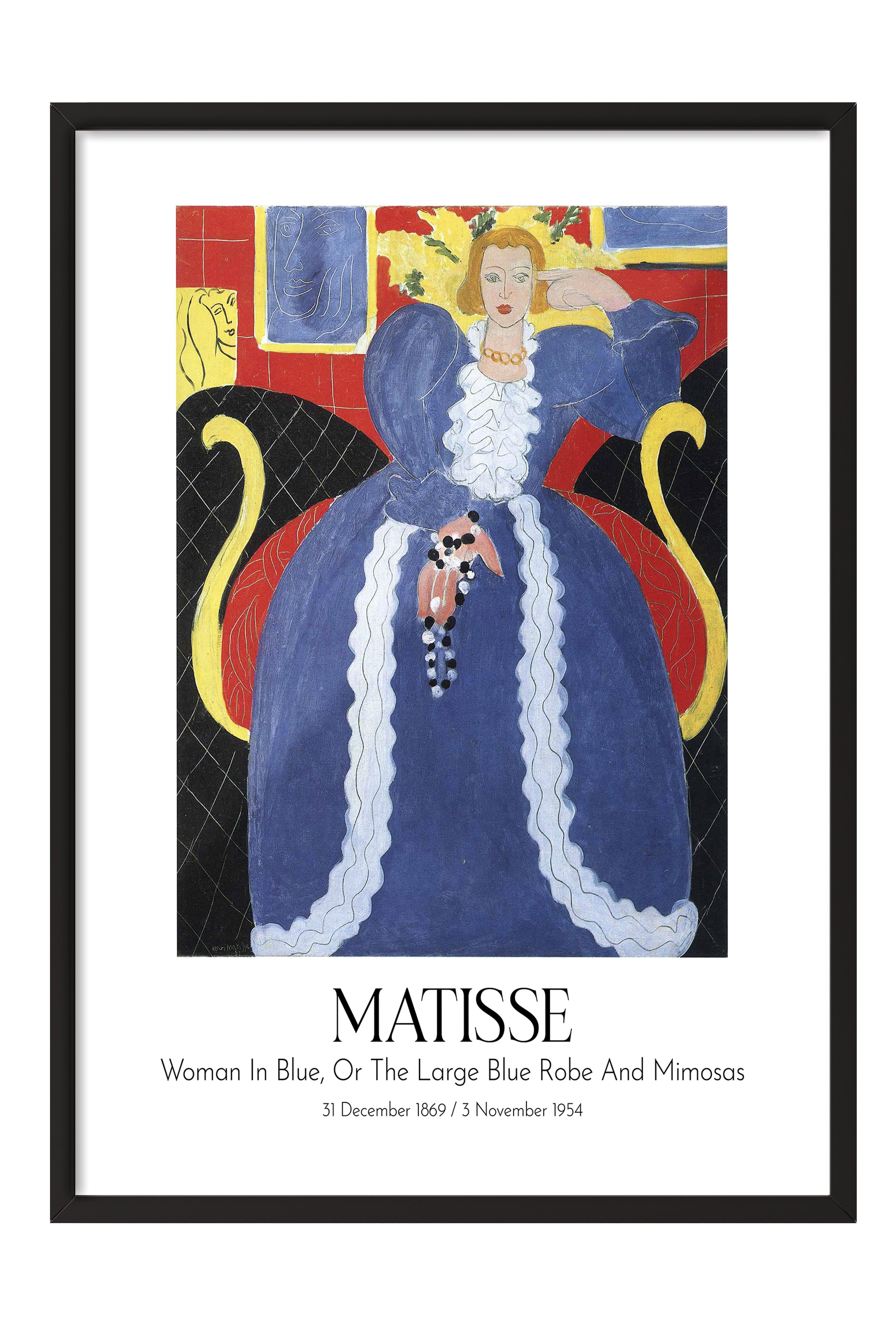 Matisse, Siyah Çerçeveli Tablo, Sanat Serisi NO:112311