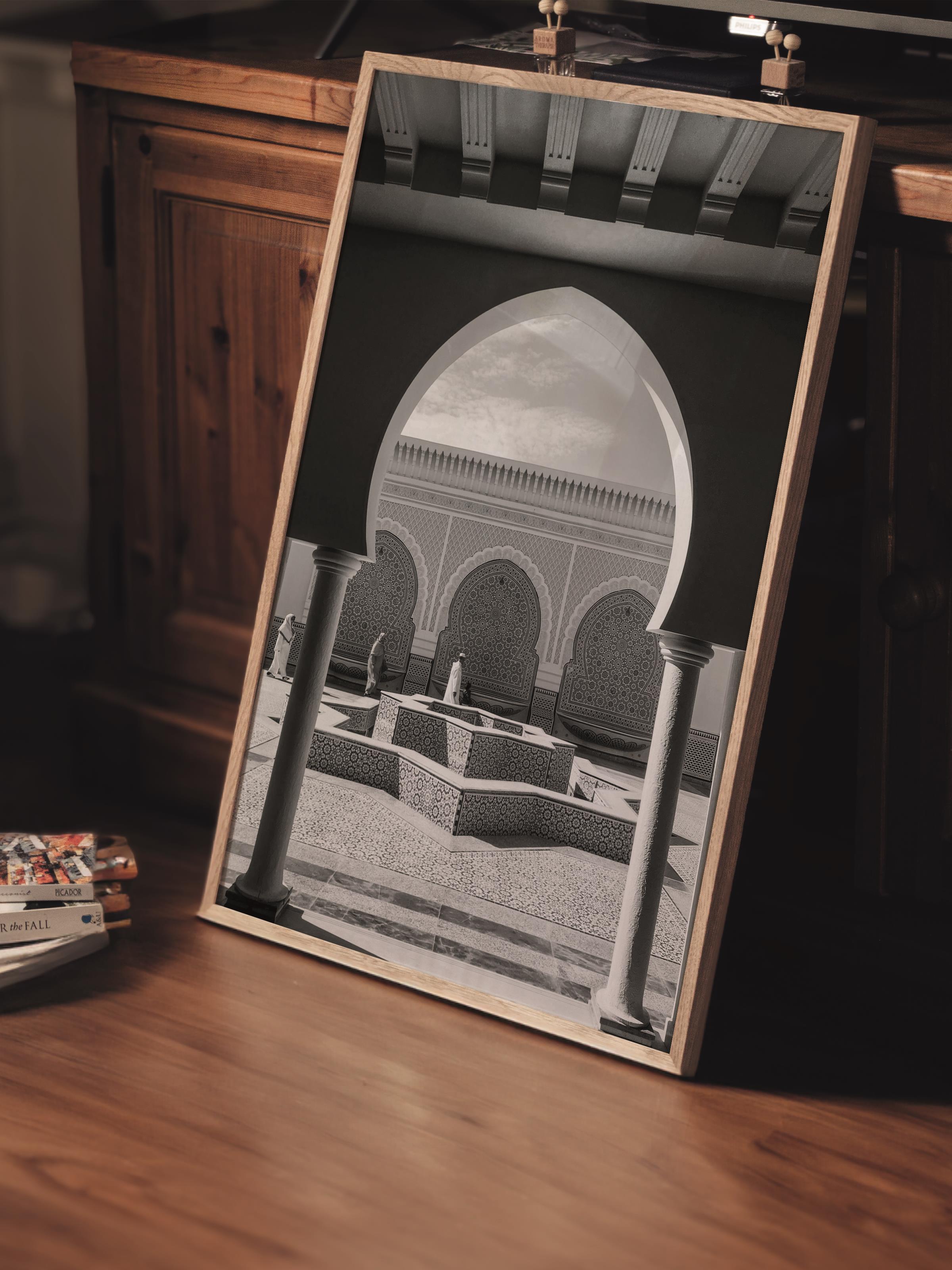 Mimari Poster, Siyah Beyaz Çerçevesiz Poster, Sanatsal Baskı NO:134 Estetik Ofis Duvar Dekoru, Dikey