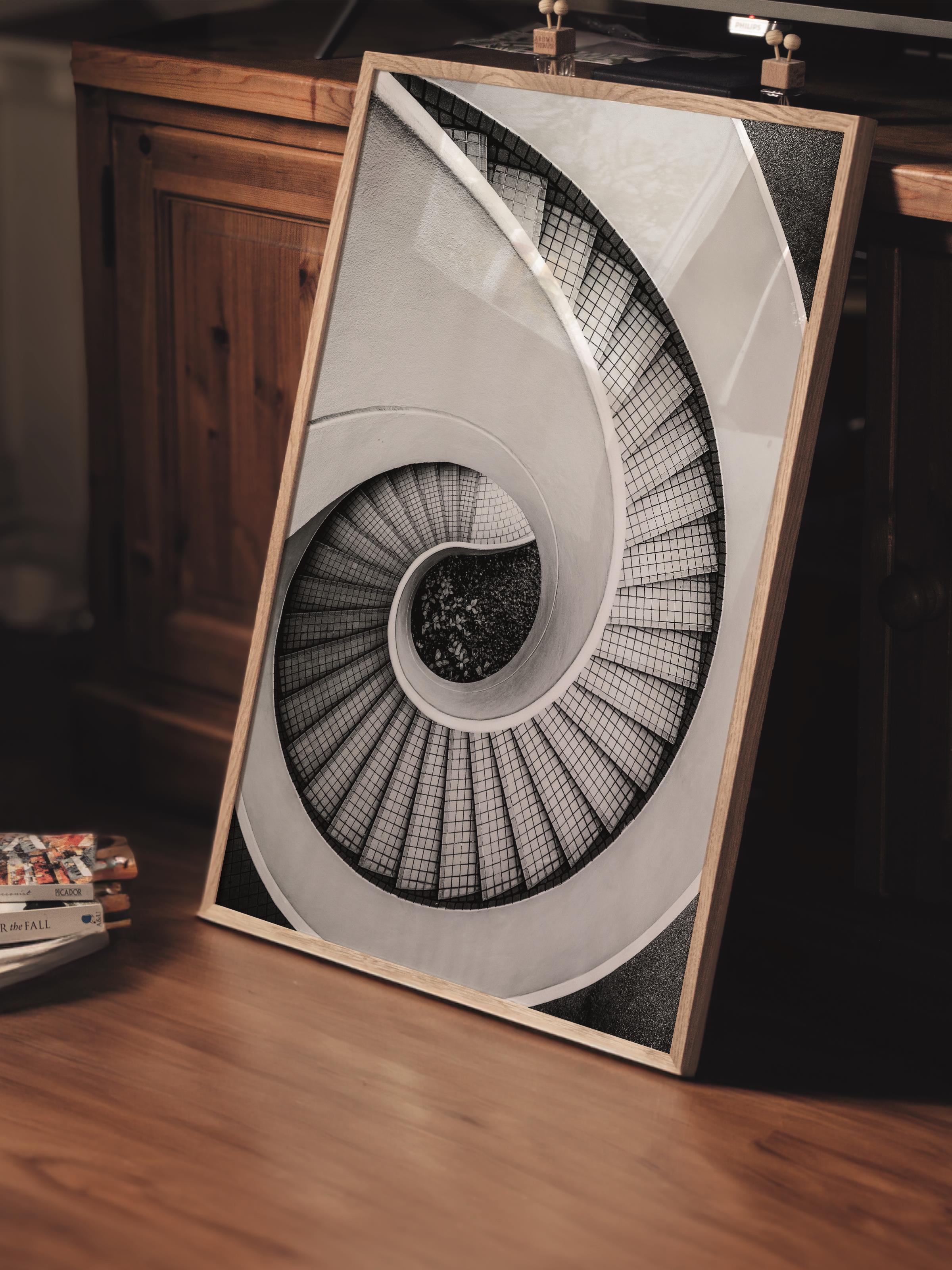 Mimari Poster, Siyah Beyaz Çerçevesiz Poster, Sanatsal Baskı NO:17 Estetik Ofis Duvar Dekoru, Dikey